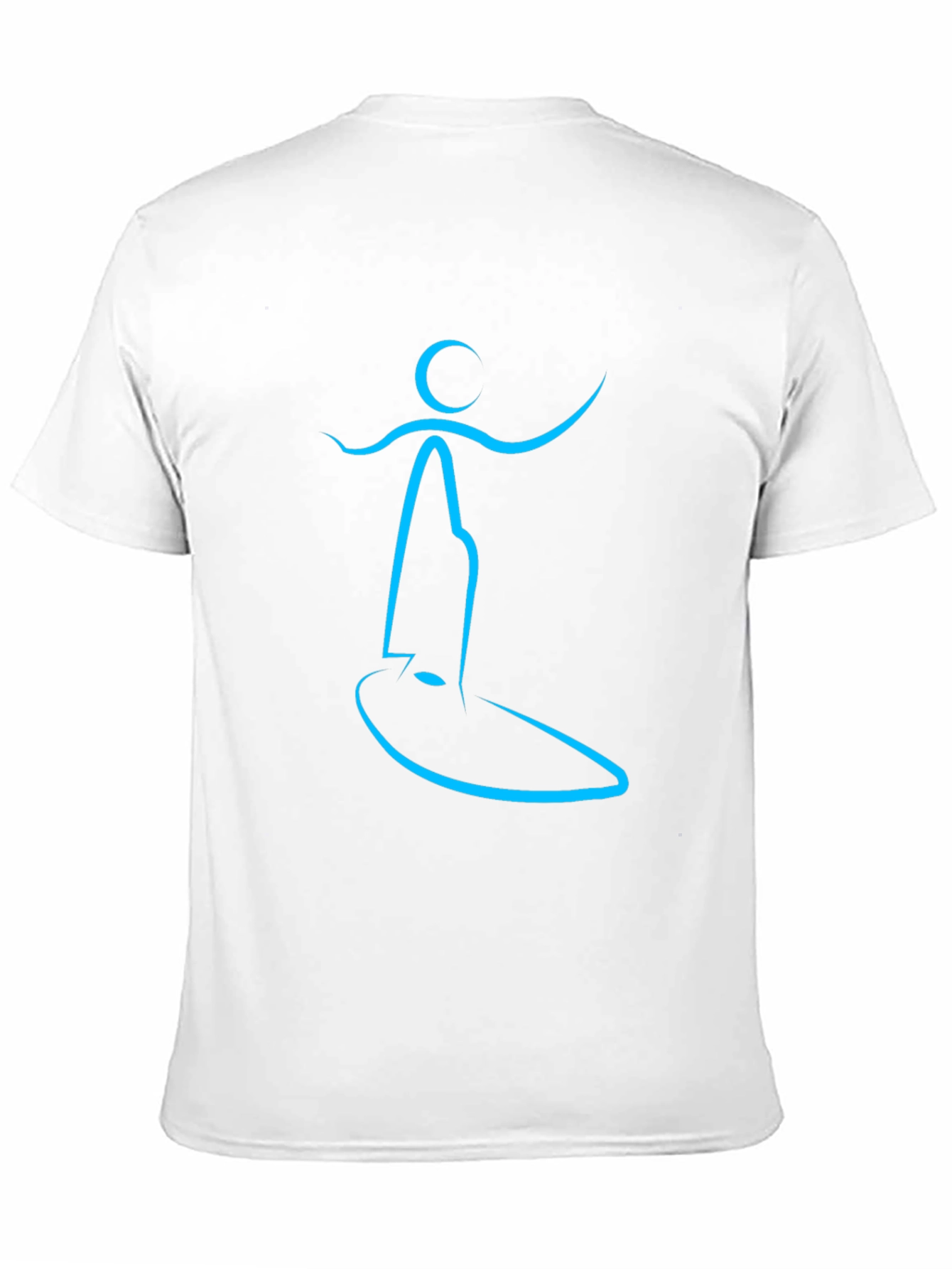 Surfing Silhouette Black Tee