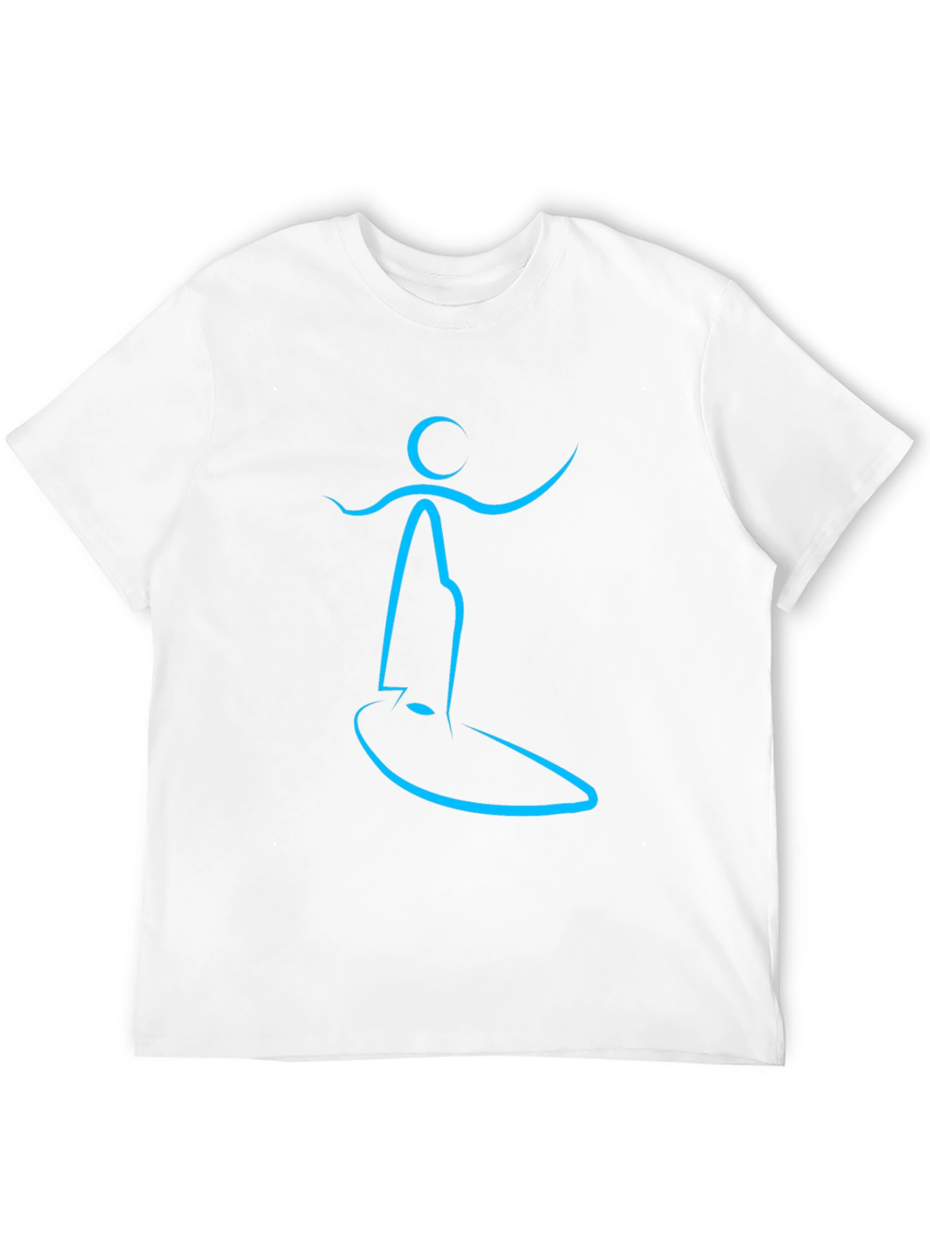 Surfing Silhouette Black Tee