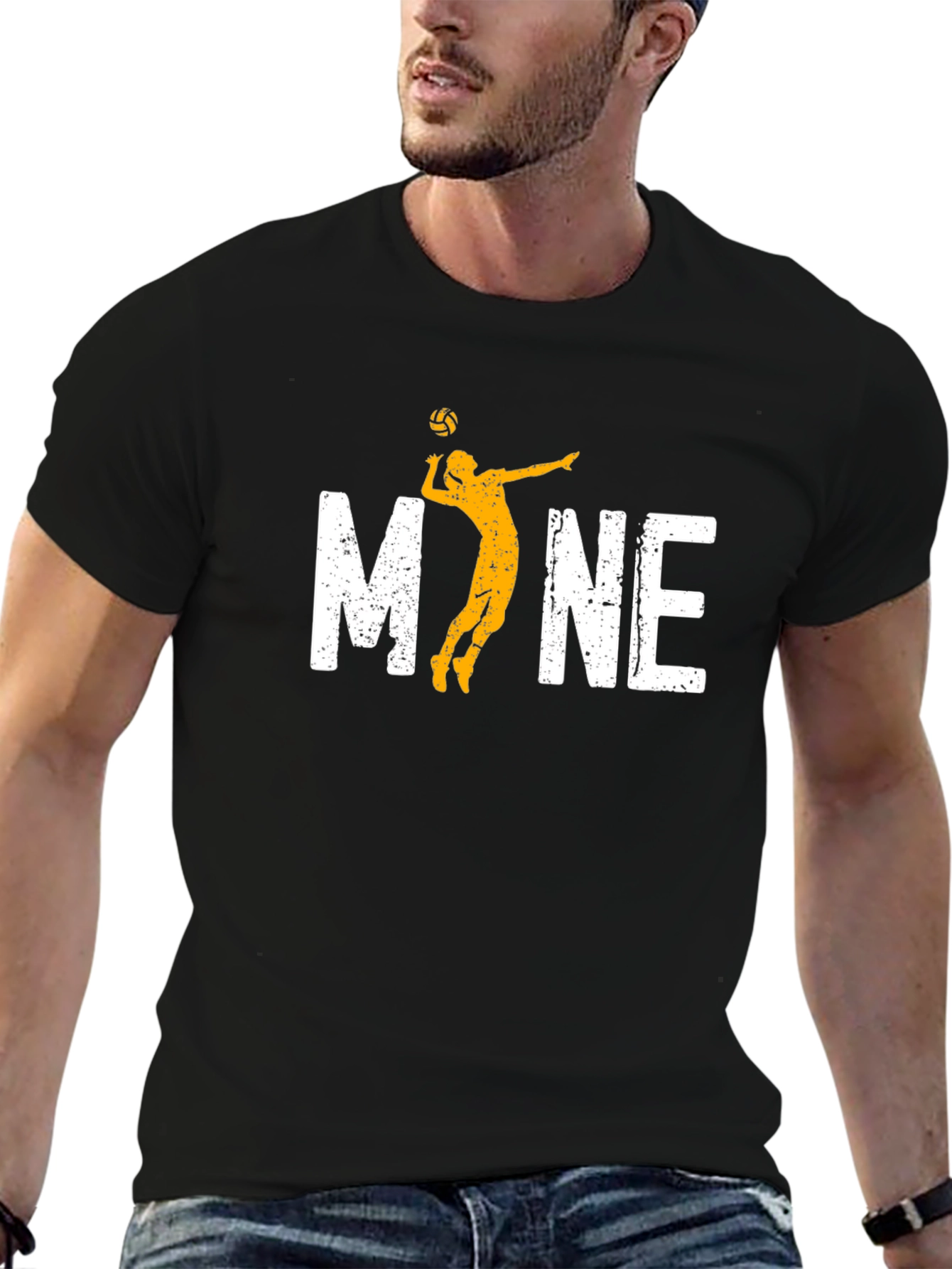 Volleyball Graphic Tee - Mine Volleyball Player Shirt