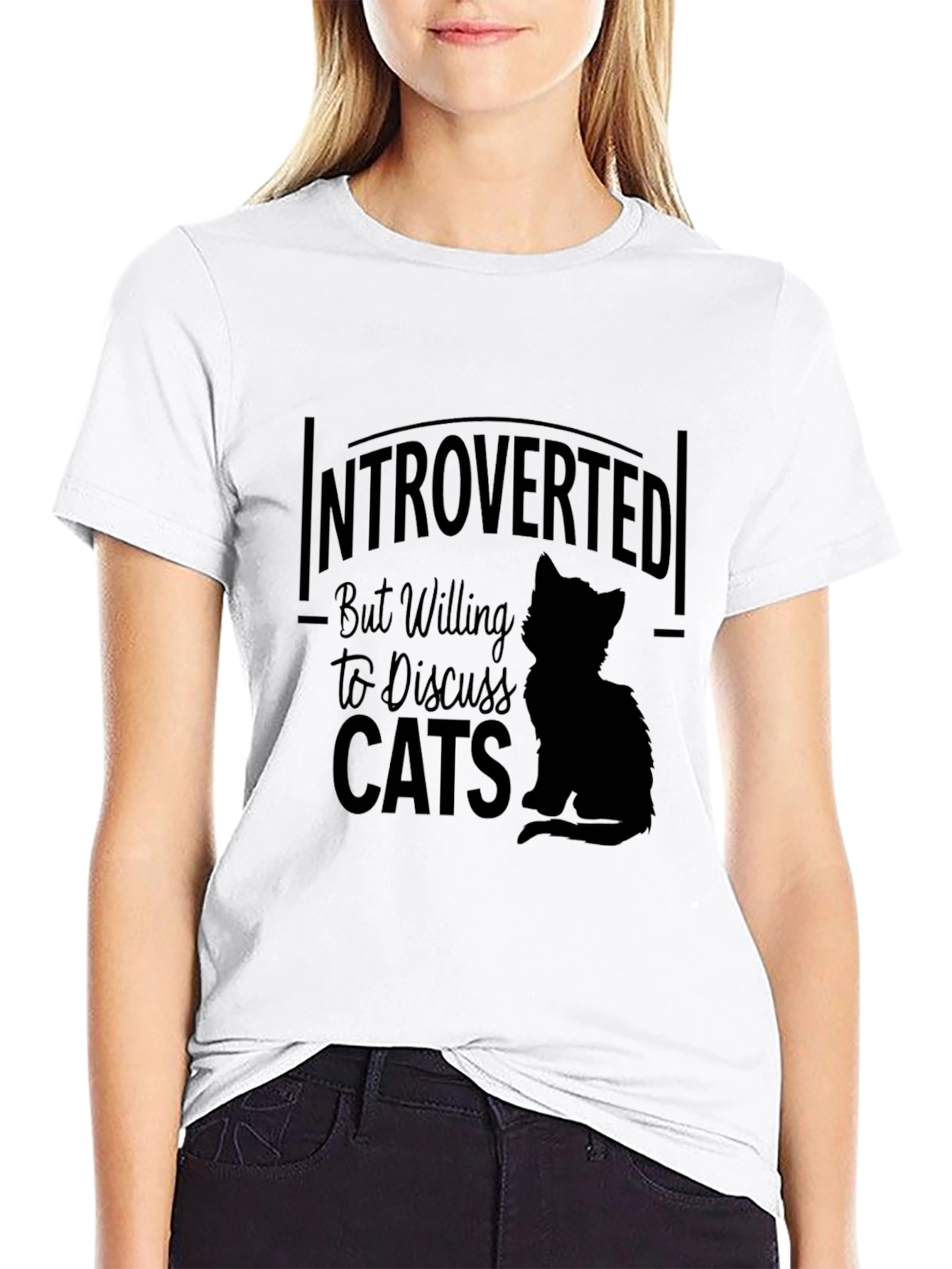 Introverted Cat Lover Tee