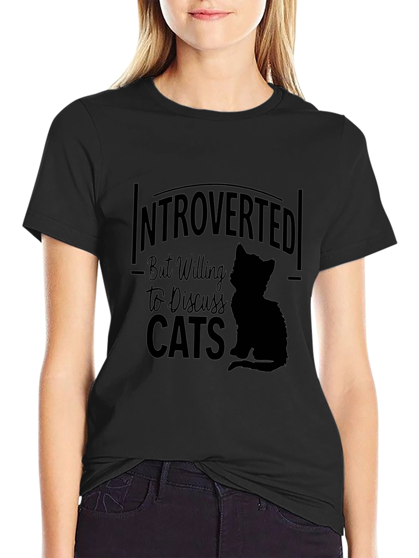 Introverted Cat Lover Tee
