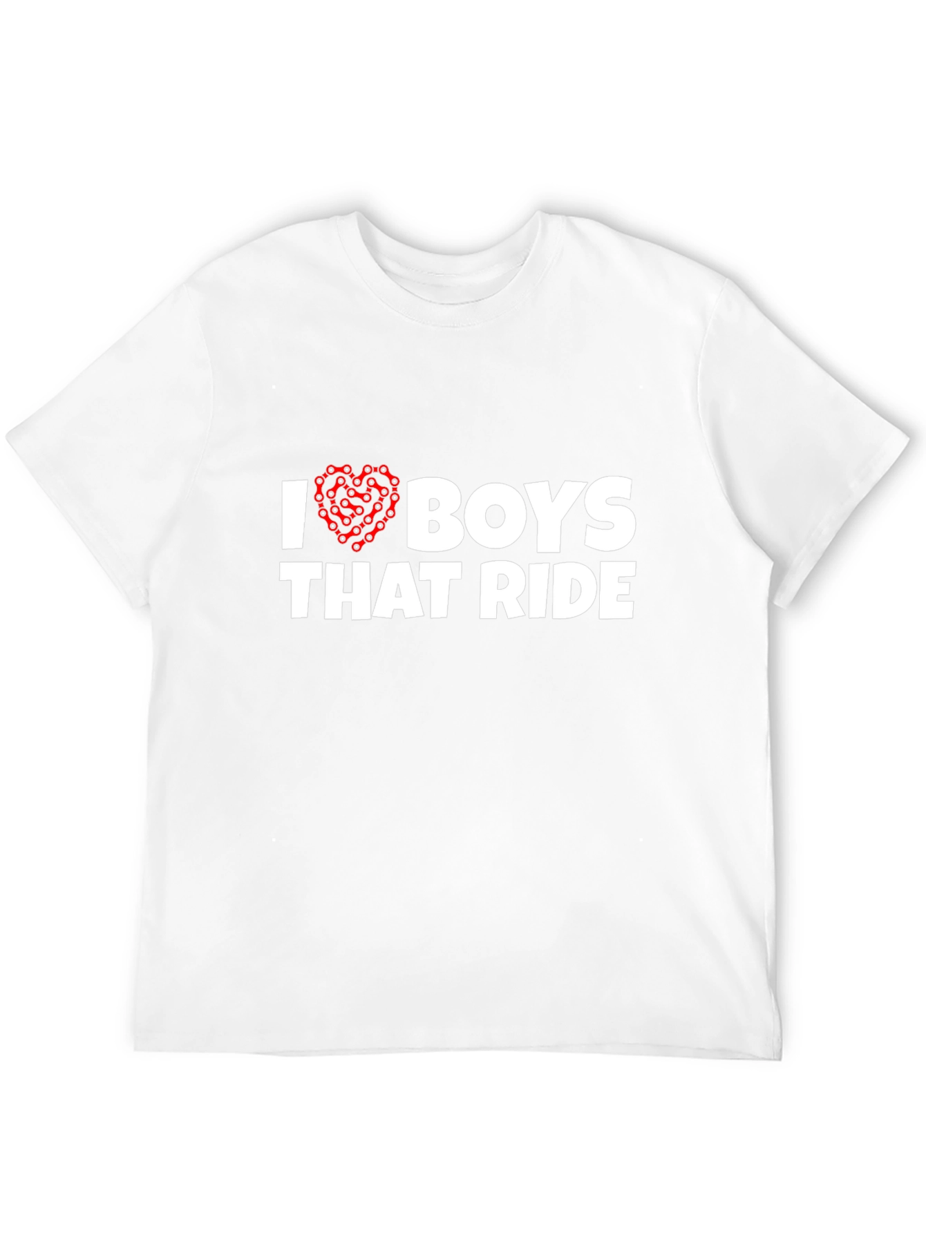 I Heart Boys That Ride T-Shirt - Black