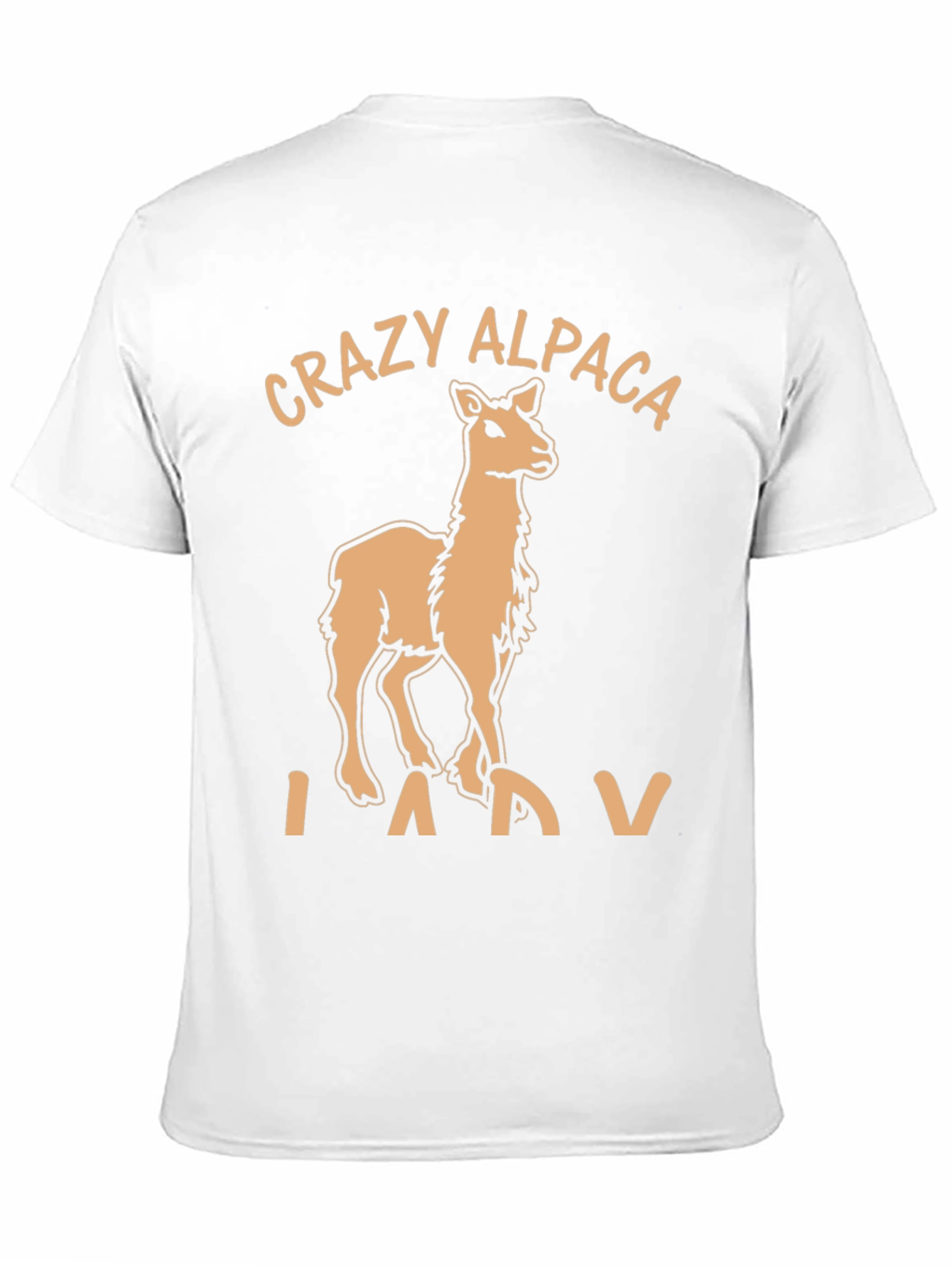 Crazy Alpaca Lady T-Shirt Funny Alpaca Graphic Tee