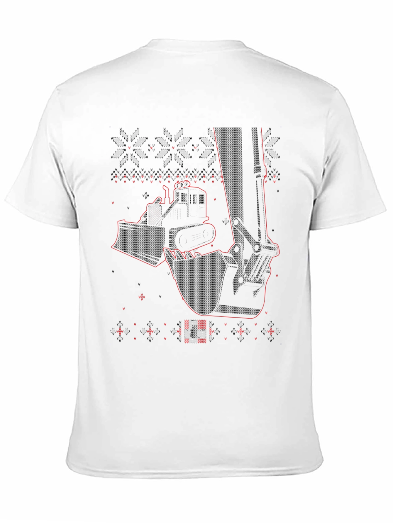Construction Equipment Christmas Sweater T-Shirt