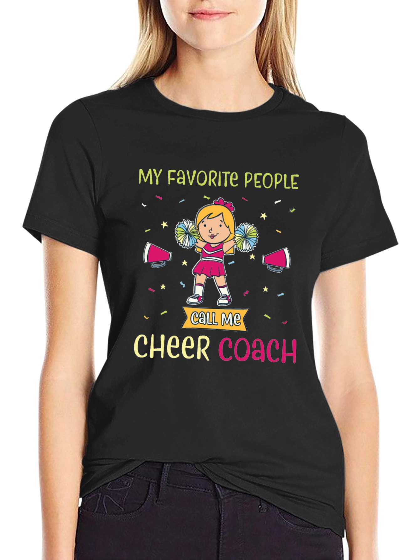 Cheer Coach T-Shirt - My Favorite People