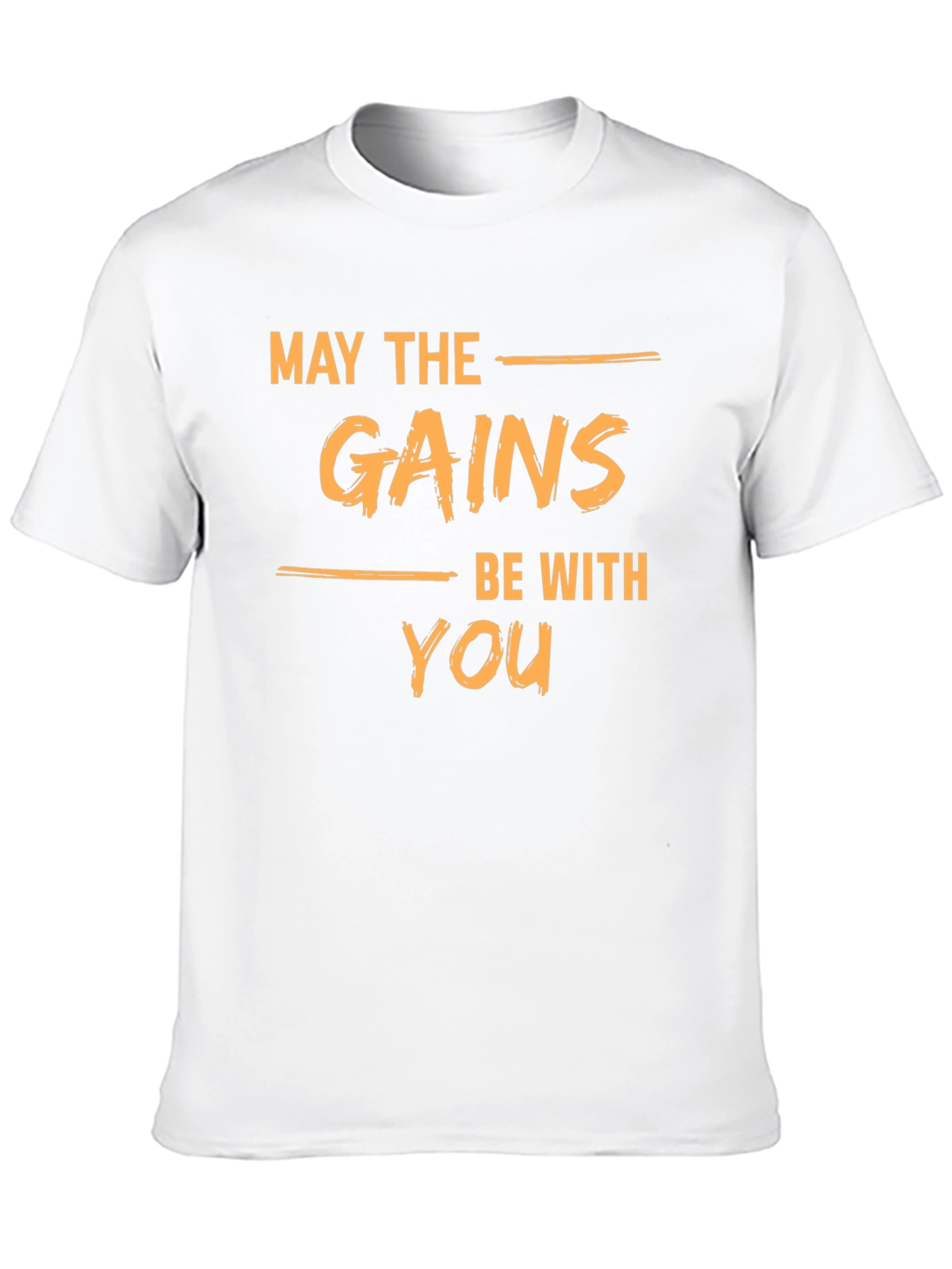 May The Gains Be With You Black T-Shirt