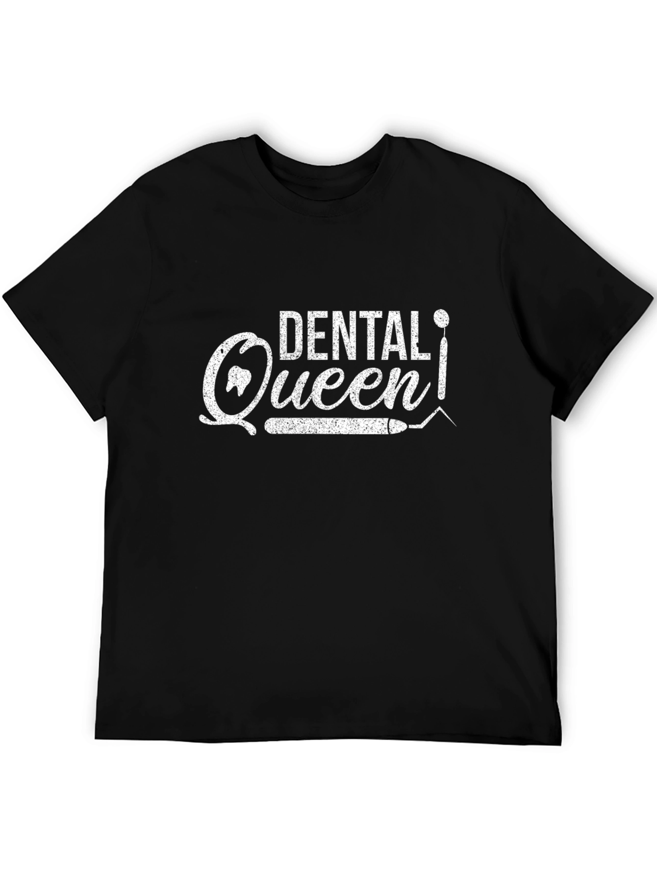 Dental Queen Black T-Shirt for Dental Professionals