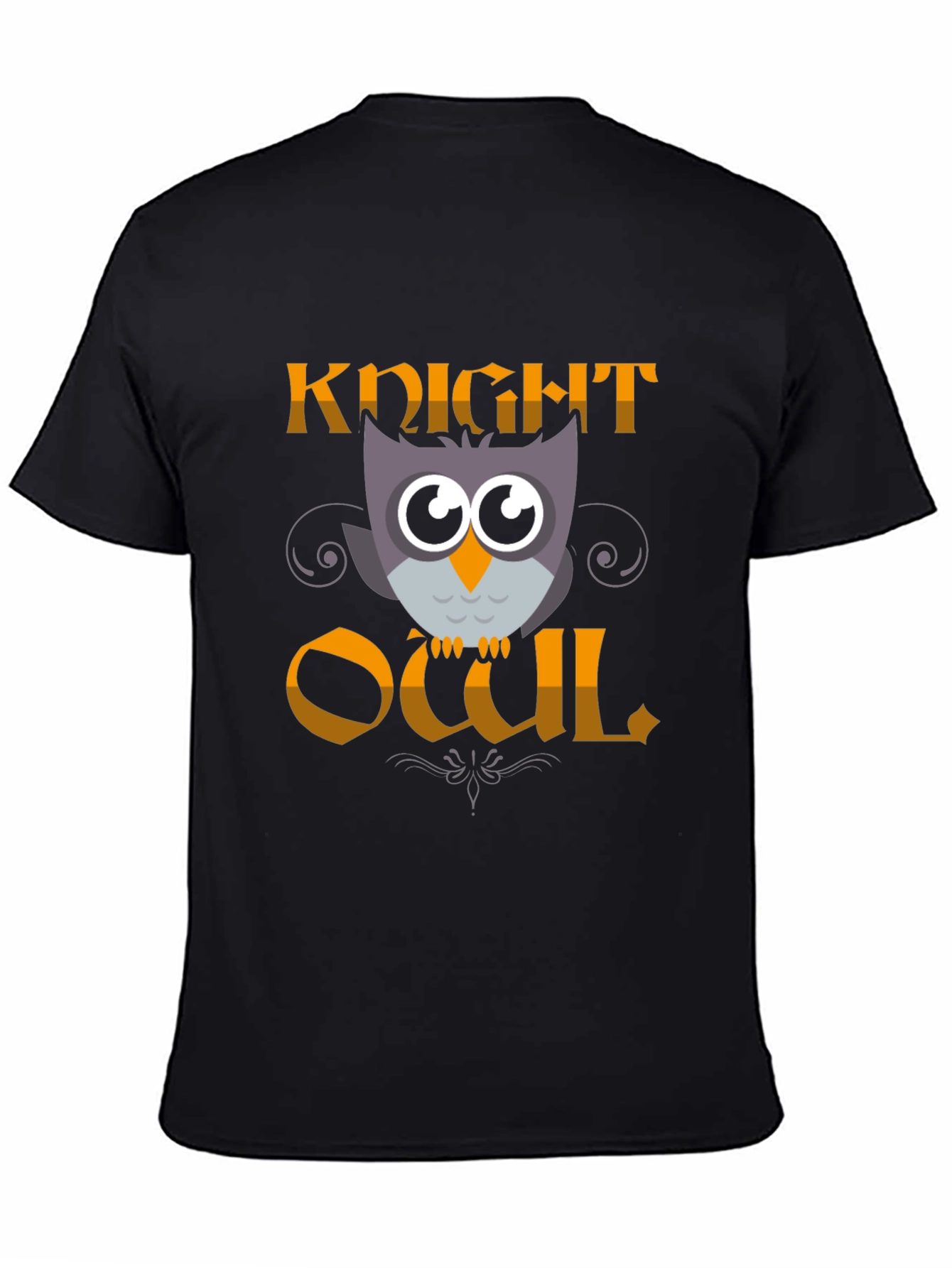 Knight Owl T-Shirt - Funny Owl Graphic Tee