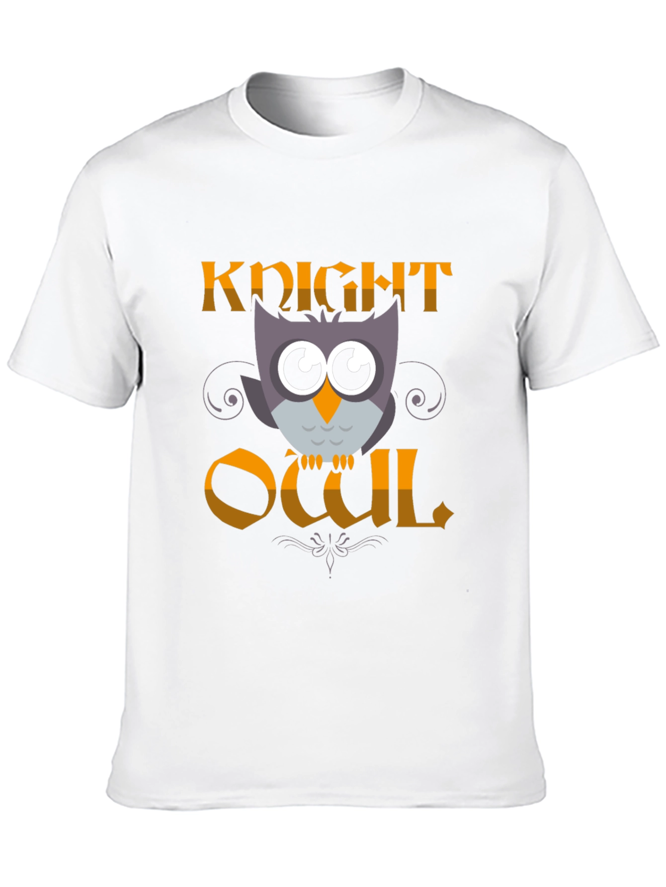 Knight Owl T-Shirt - Funny Owl Graphic Tee