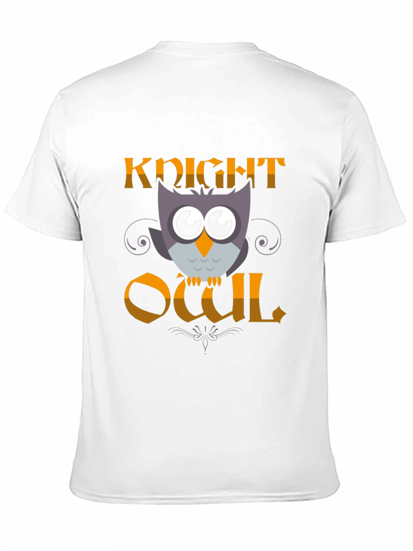 Knight Owl T-Shirt - Funny Owl Graphic Tee