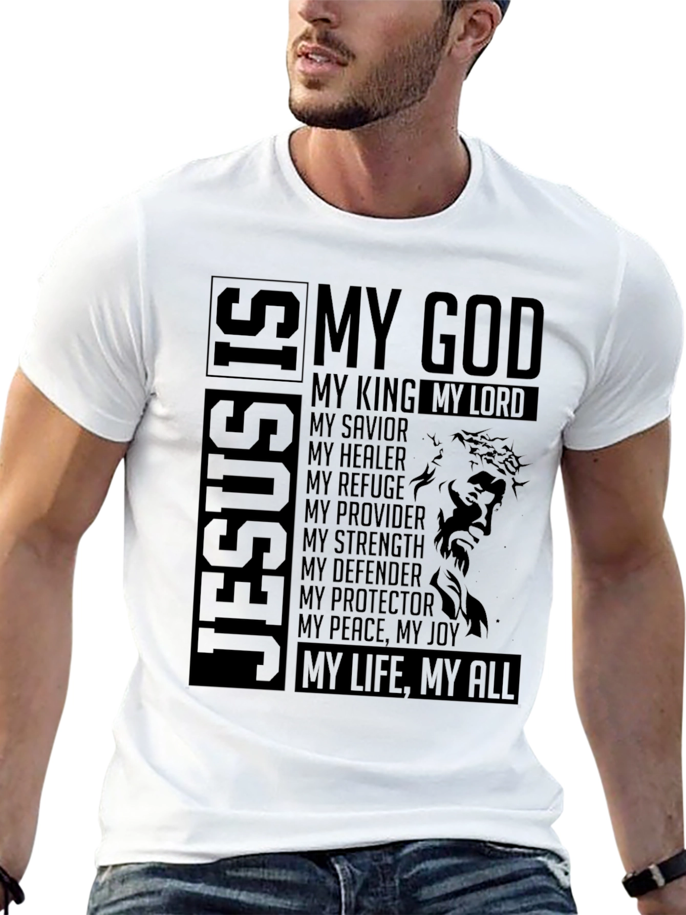 Jesus Is My God T-Shirt - Christian Faith Apparel