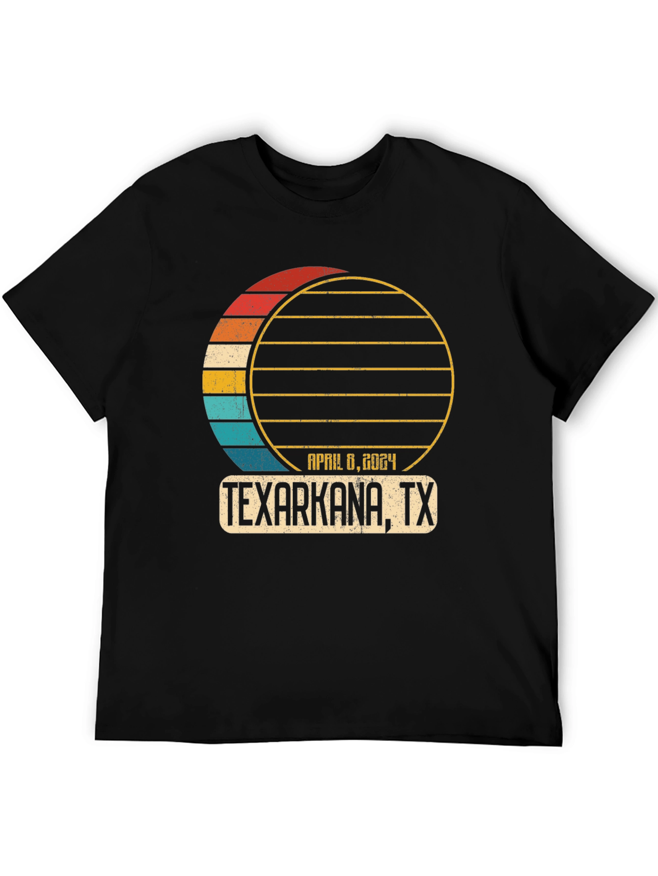 Texarkana TX April 8 2024 Total Solar Eclipse T-Shirt