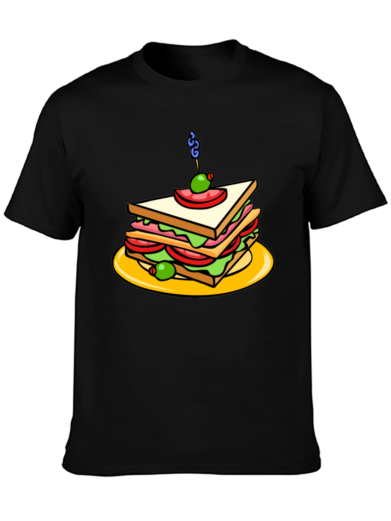 Sandwich Graphic Black Tee Shirt