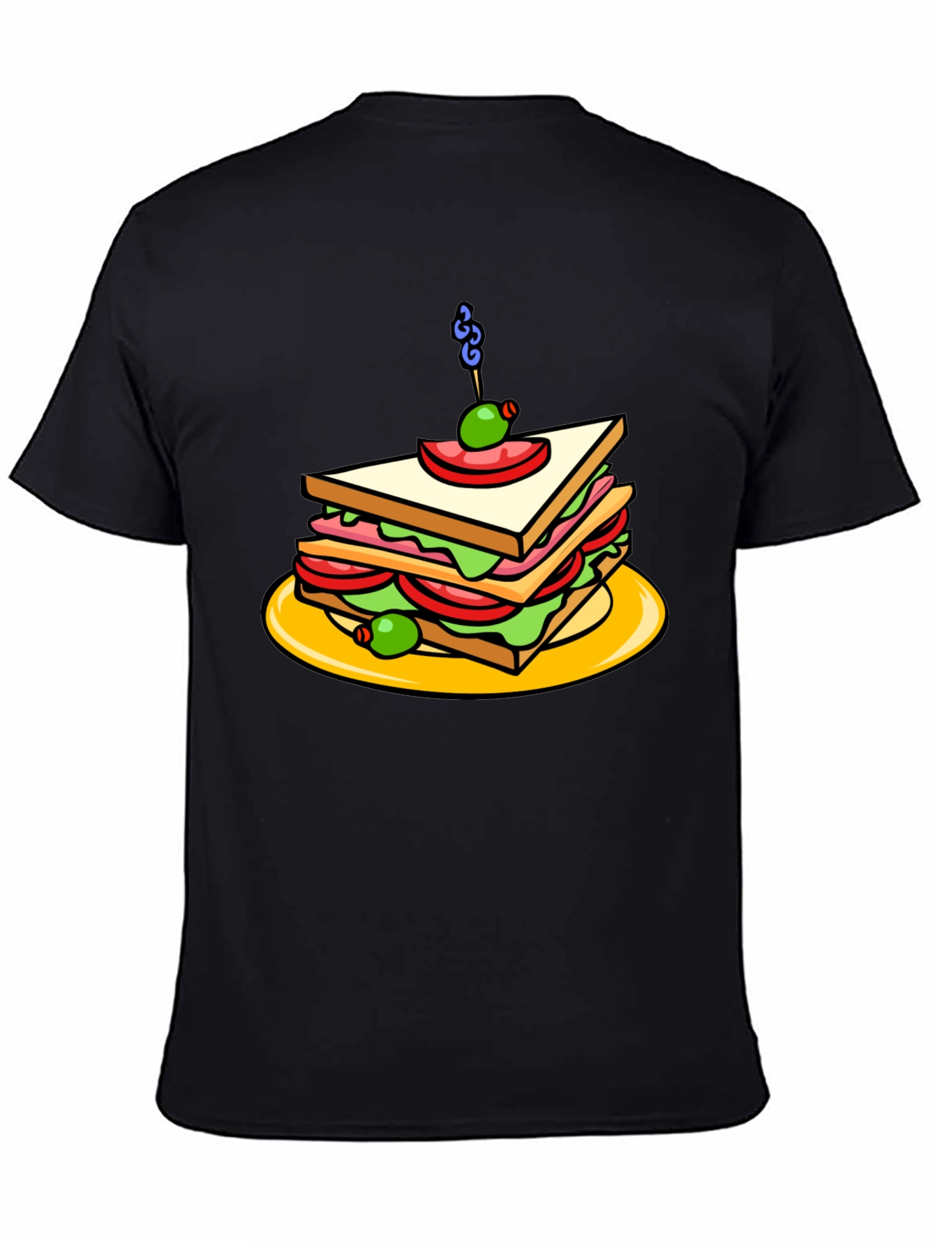Sandwich Graphic Black Tee Shirt