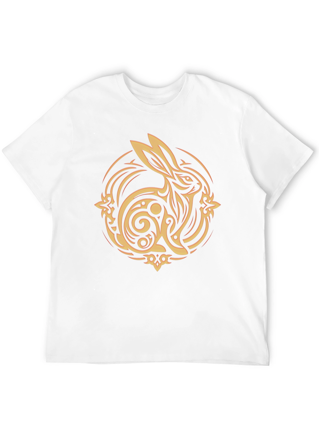 Rabbit Graphic Black T-Shirt