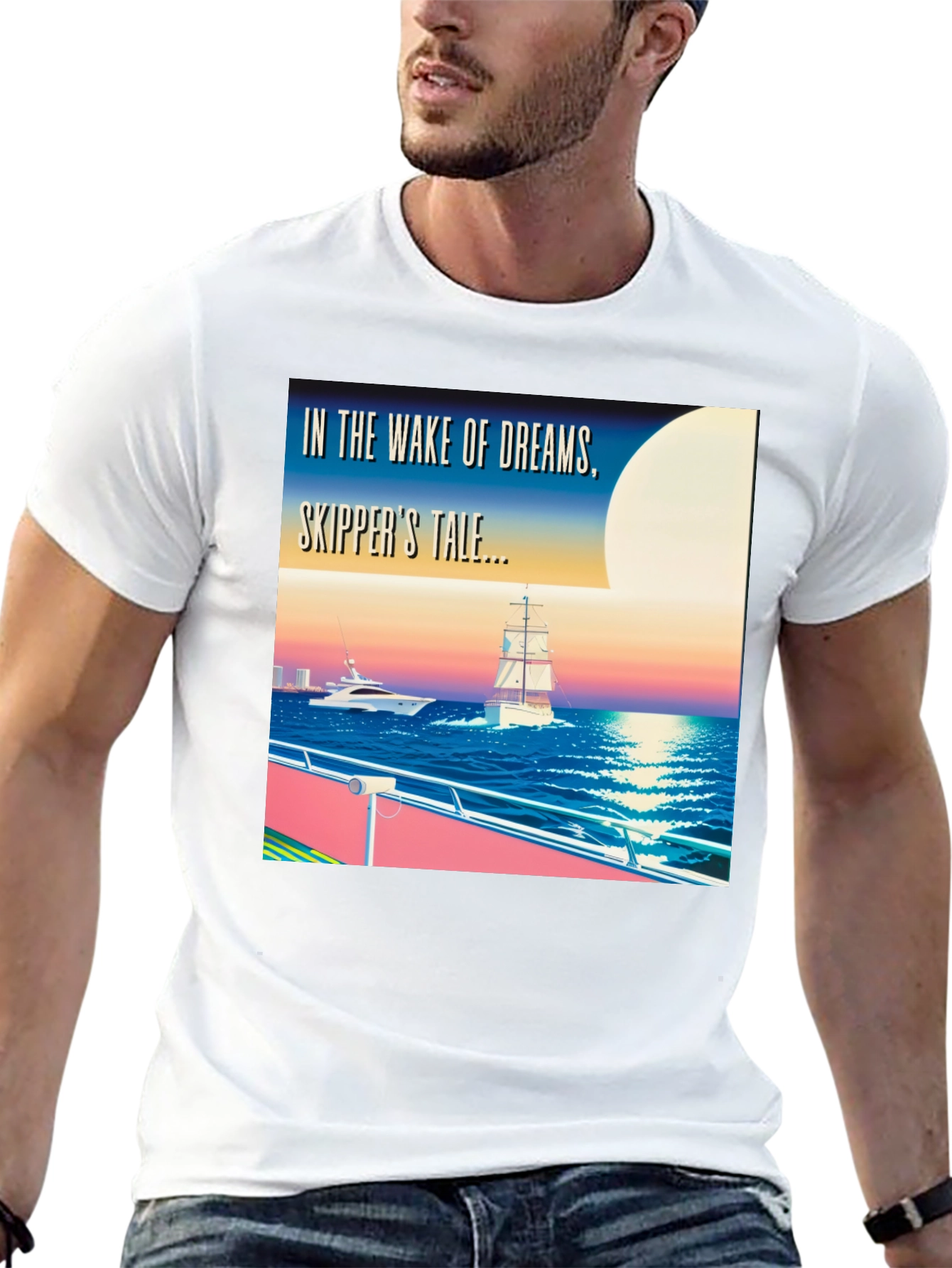Skippers Tale T-Shirt - Dreamy Nautical Design