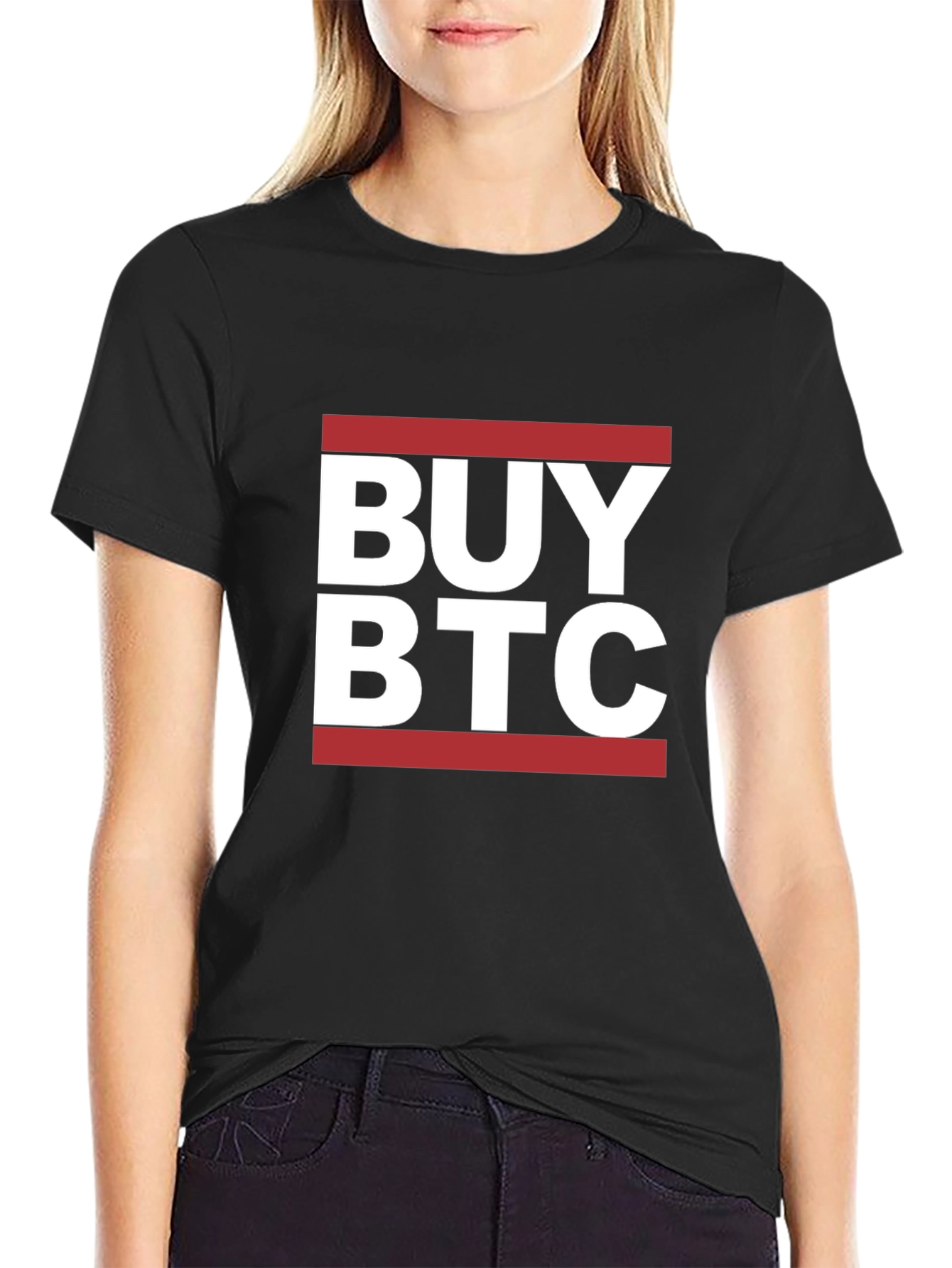 Buy BTC Black T-Shirt - Cryptocurrency HODL Tee
