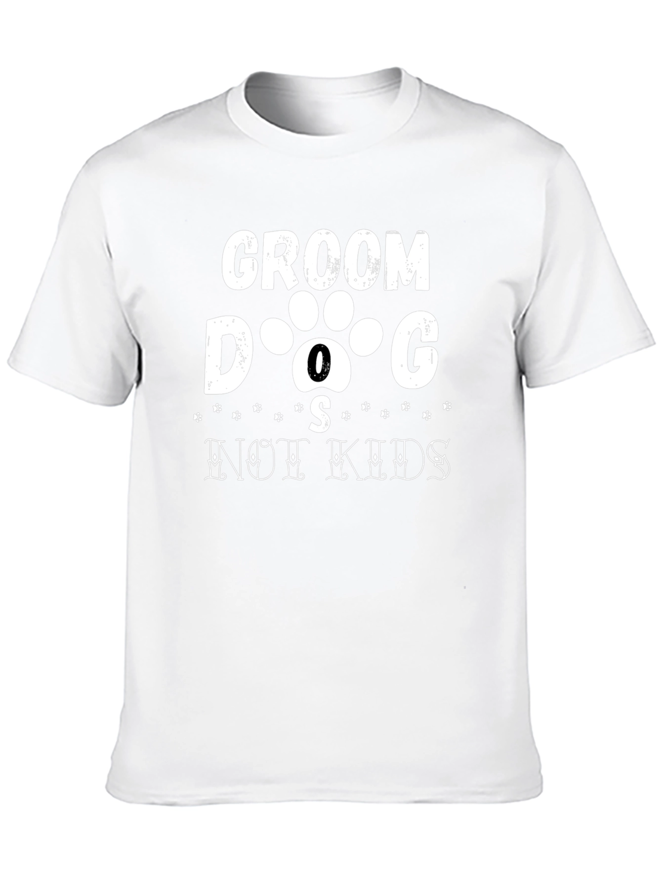 Groom Dogs Not Kids Graphic Tee