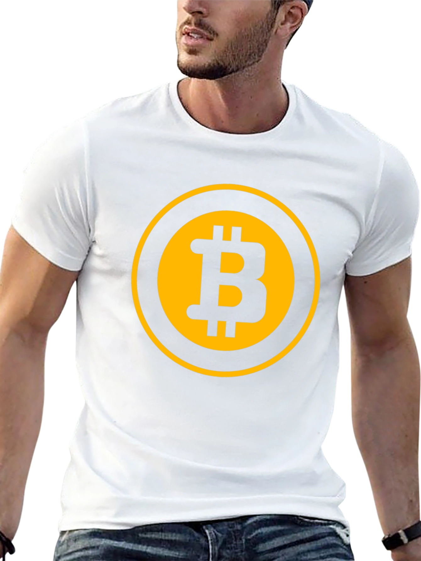 Bitcoin Logo Black T-Shirt