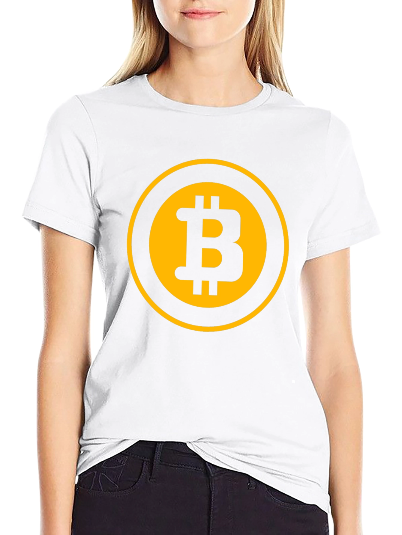 Bitcoin Logo Black T-Shirt