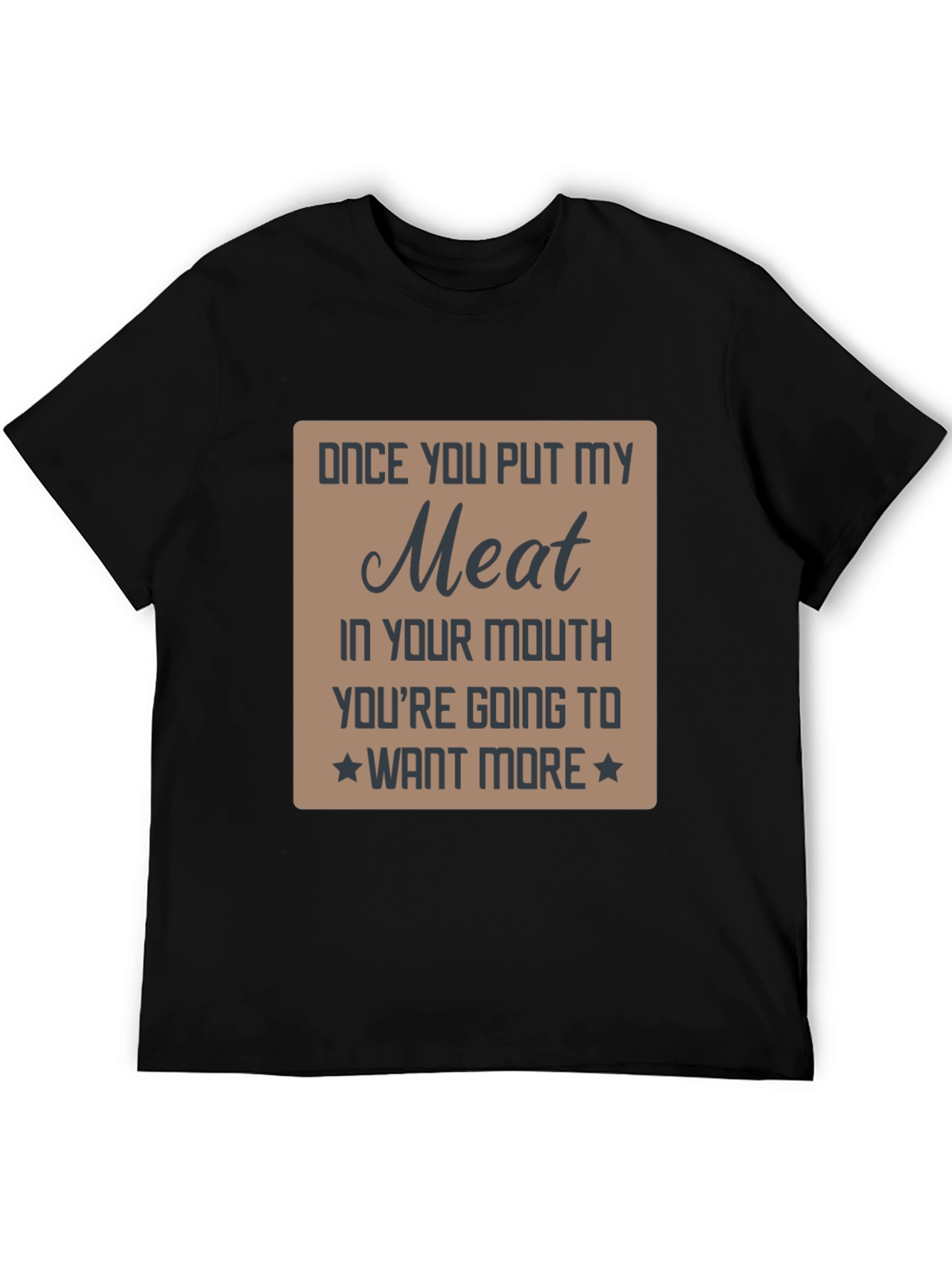 Funny Meat Graphic Novelty T-Shirt