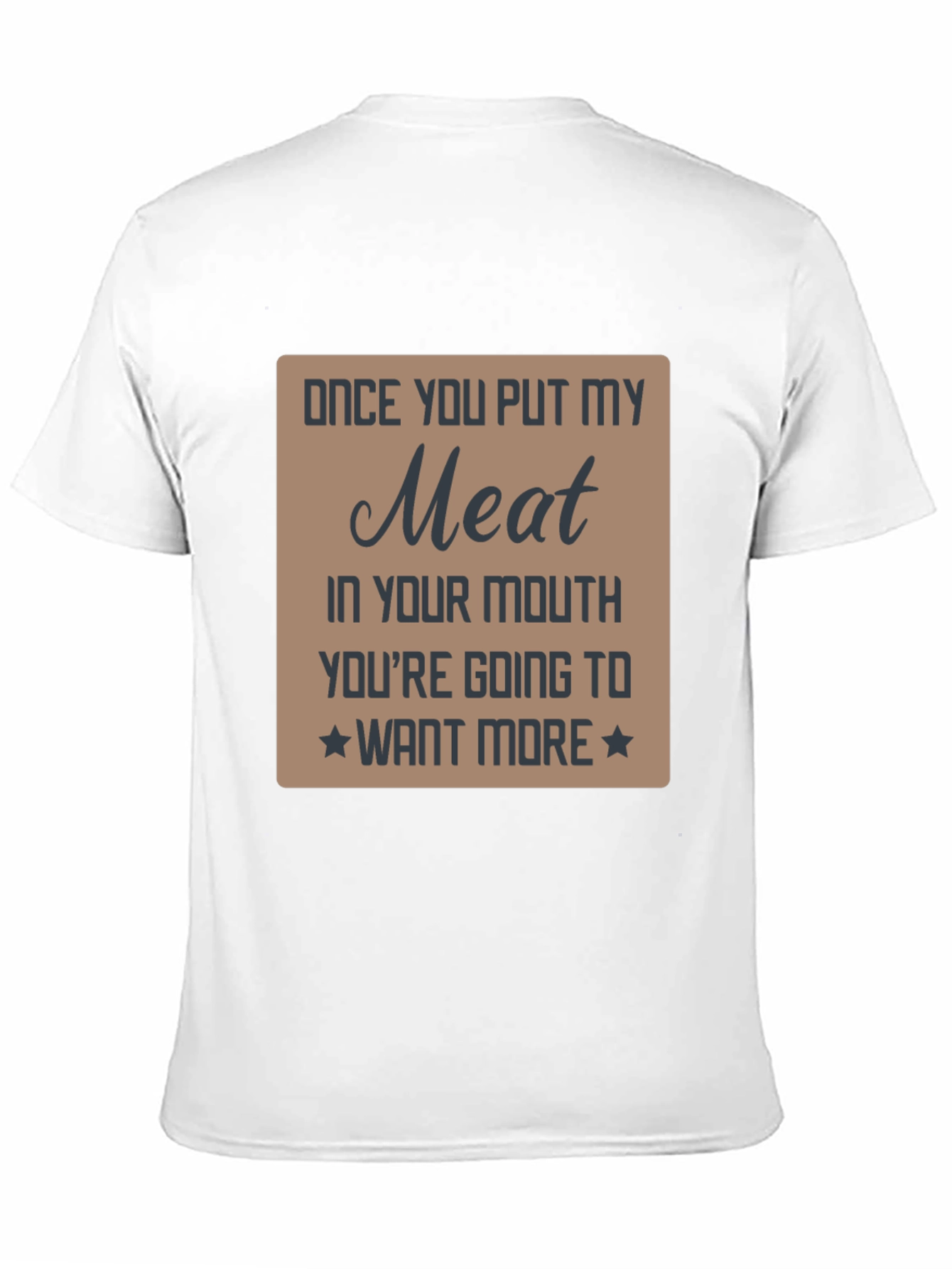 Funny Meat Graphic Novelty T-Shirt