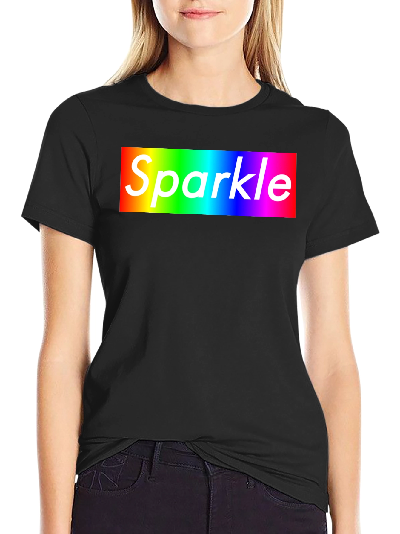 Rainbow Sparkle T-Shirt - Bold Graphic Tee