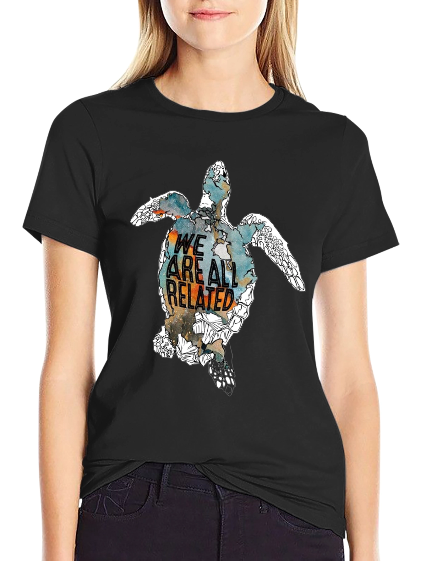 We Are All Related Turtle Graphic Tee