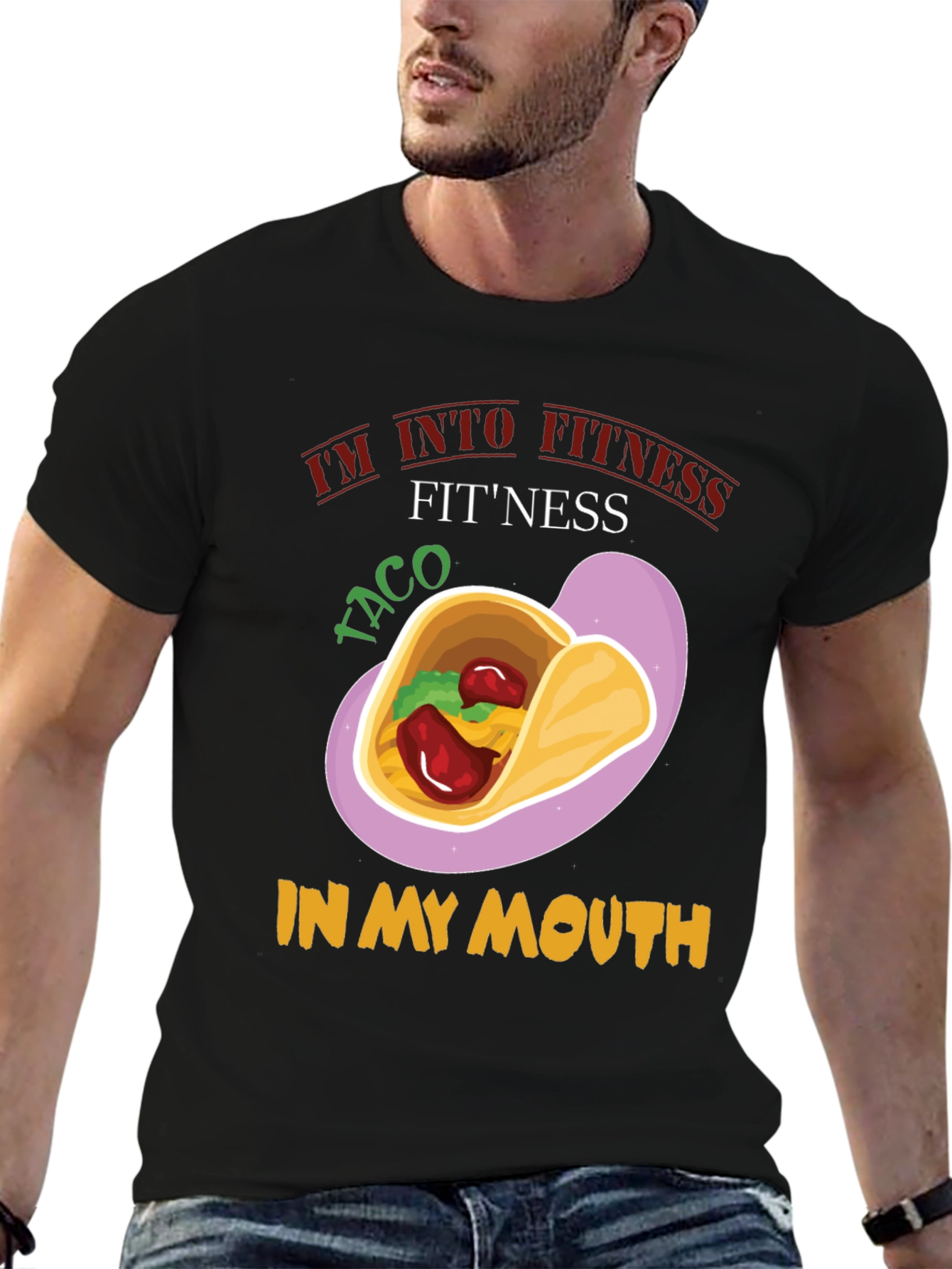 Taco Fitness Graphic T-Shirt