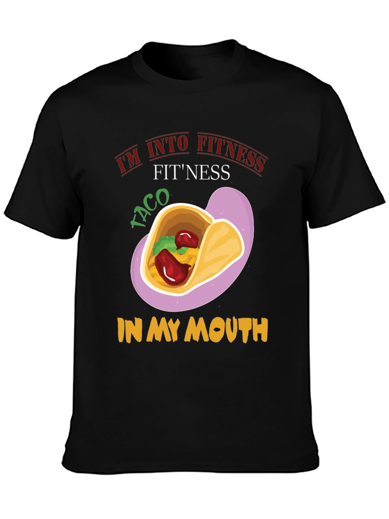 Taco Fitness Graphic T-Shirt