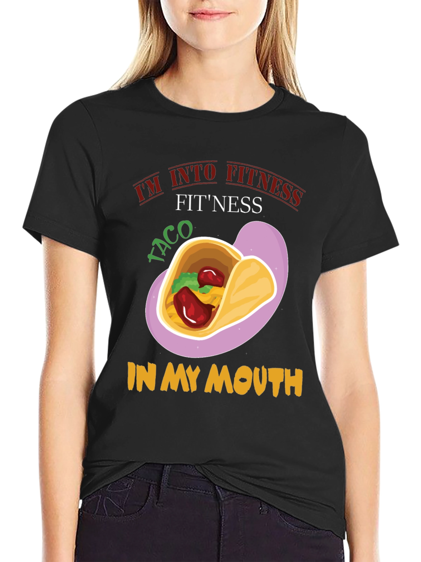 Taco Fitness Graphic T-Shirt