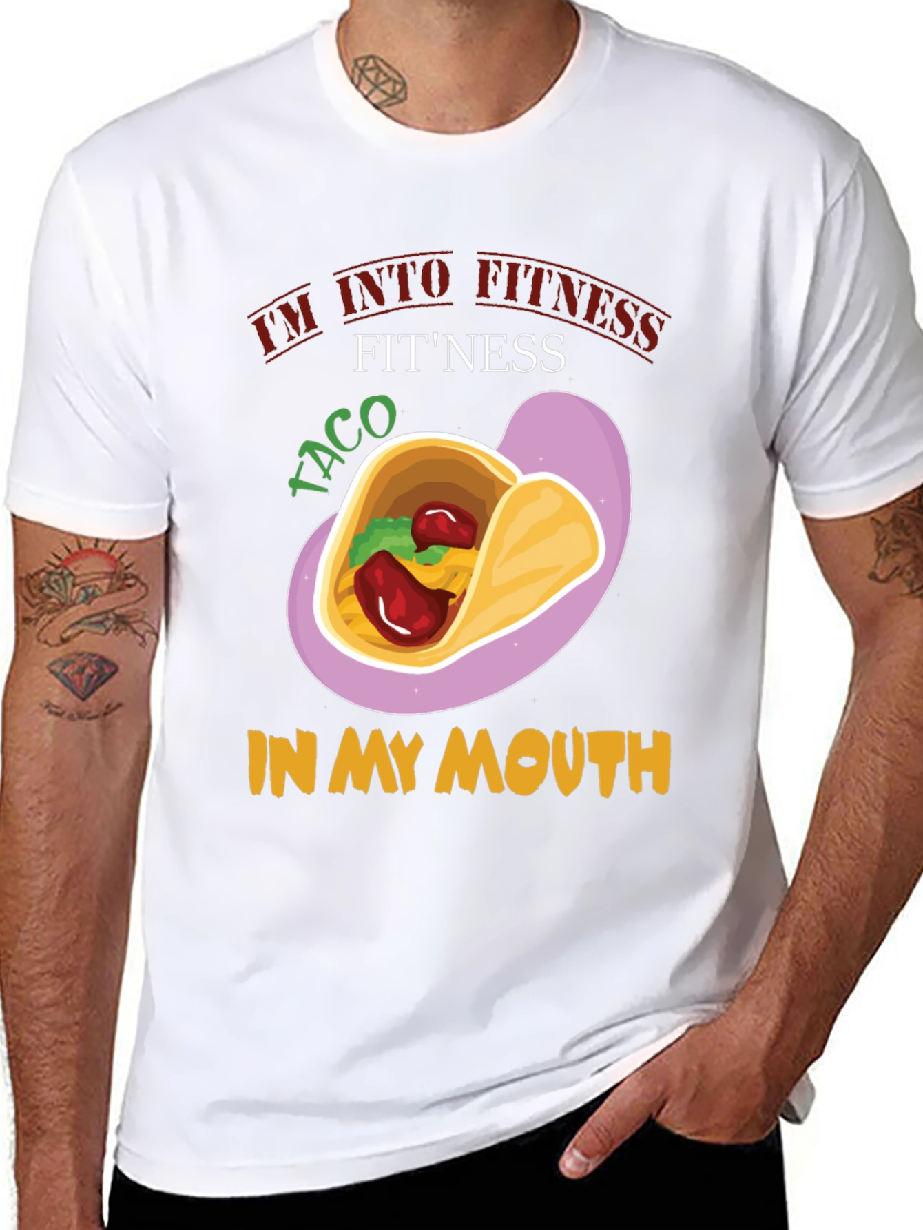 Taco Fitness Graphic T-Shirt