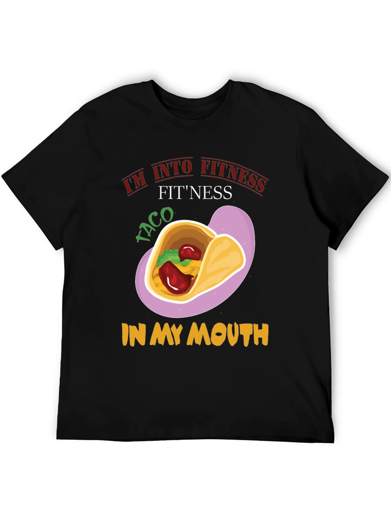 Taco Fitness Graphic T-Shirt