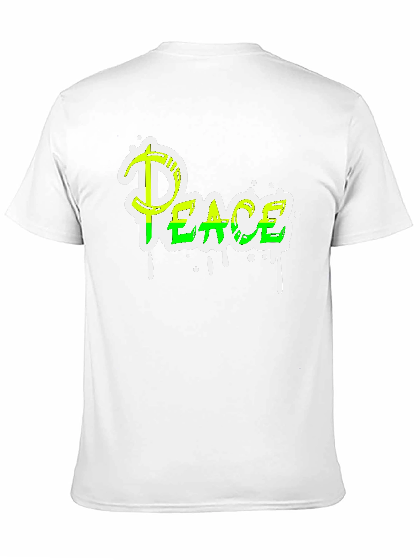 Peace Graphic Tee - Mens Black T-Shirt