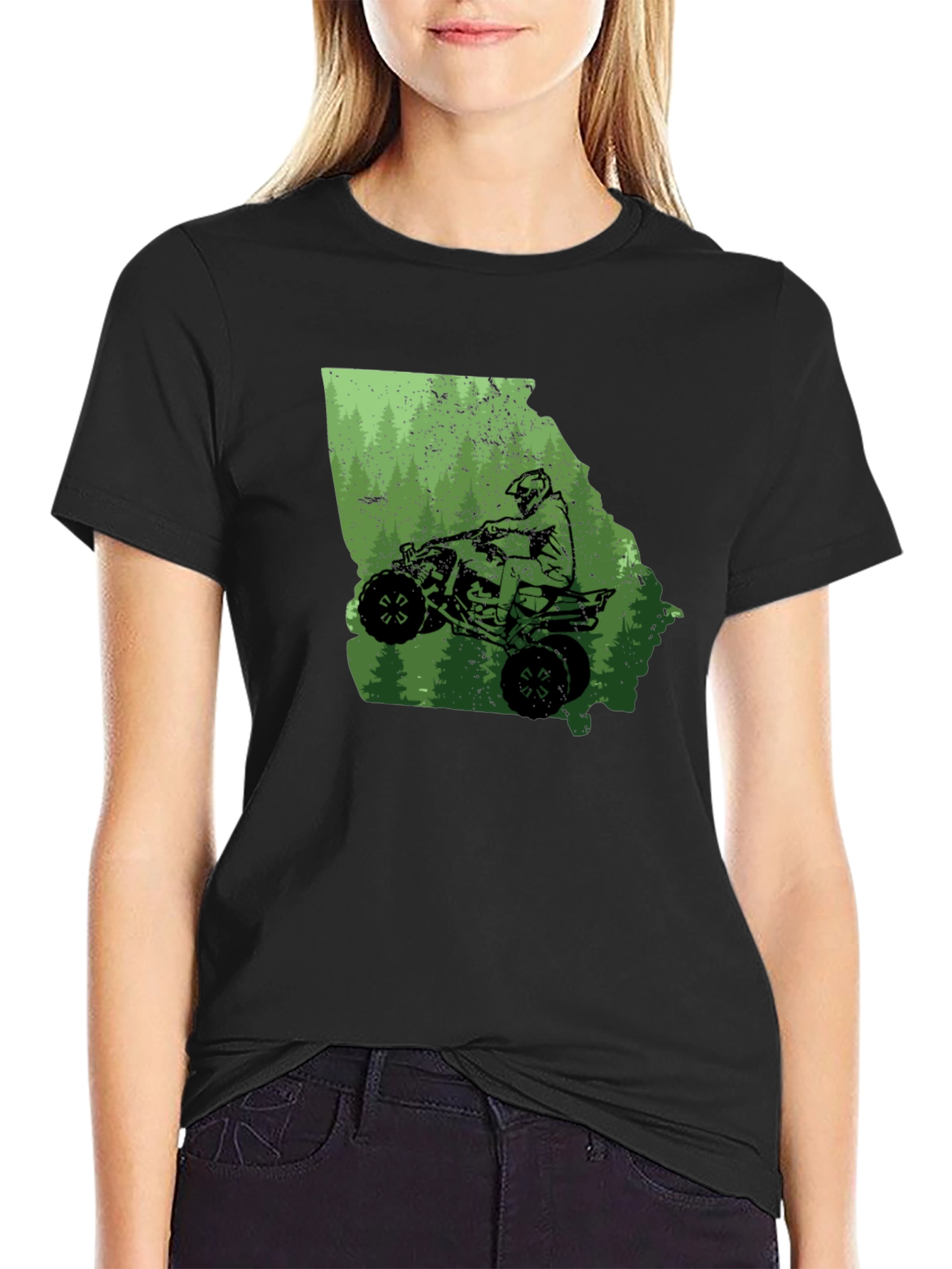 Georgia ATV Adventure T-Shirt - Black