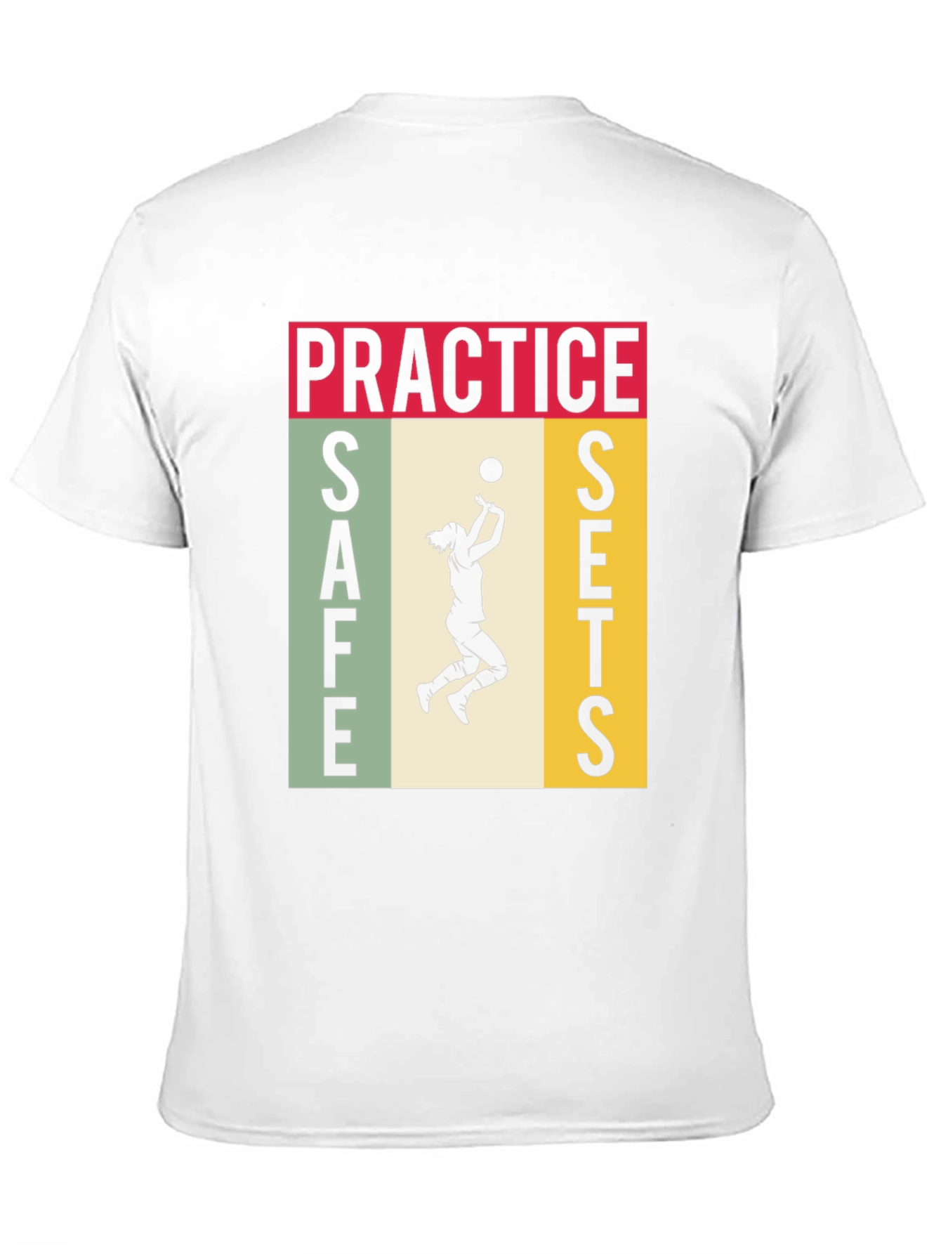 Practice Safe Sets Volleyball Graphic Tee