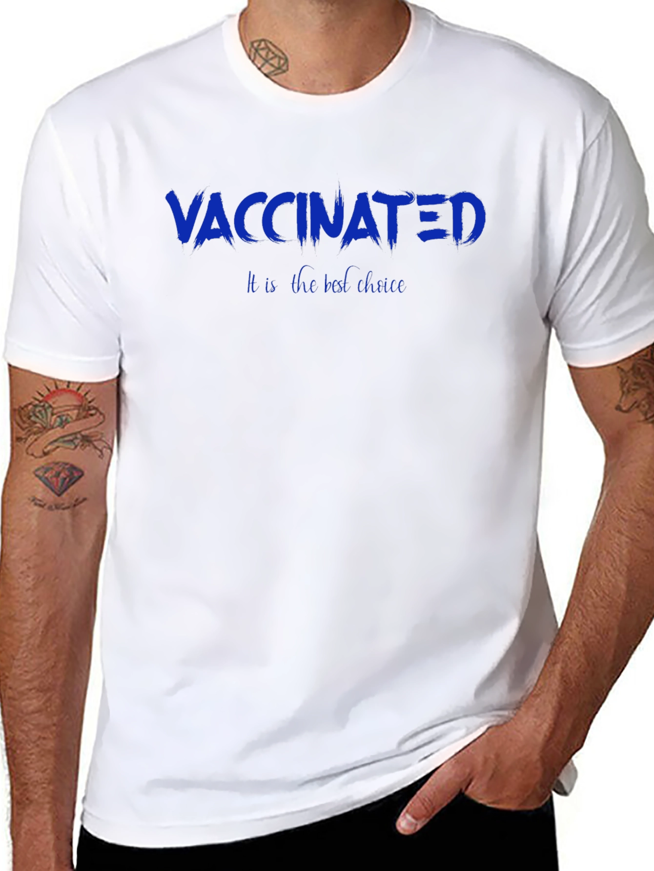 Vaccinated Tee - The Best Choice T-Shirt