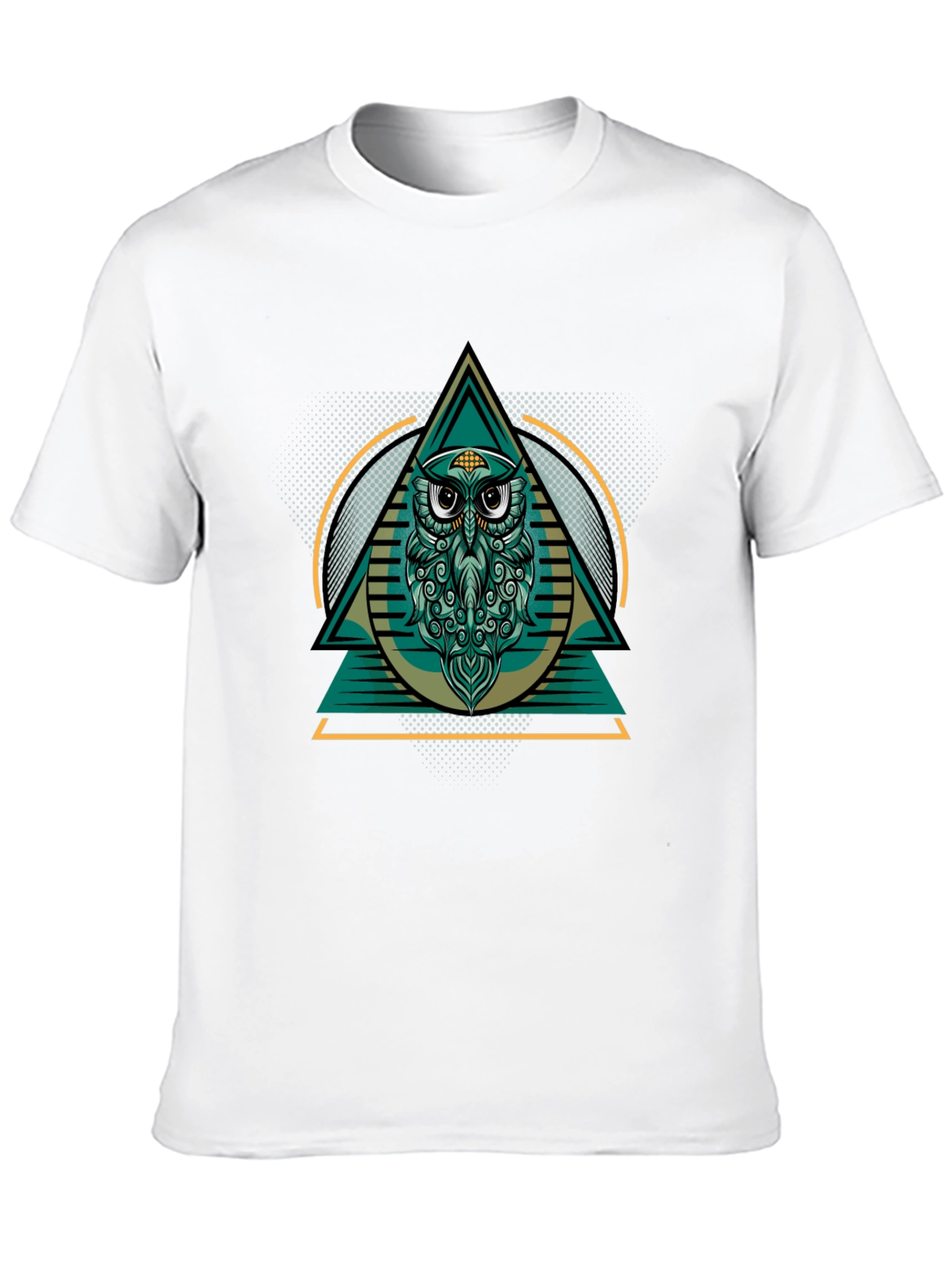 Owl Graphic Black T-Shirt