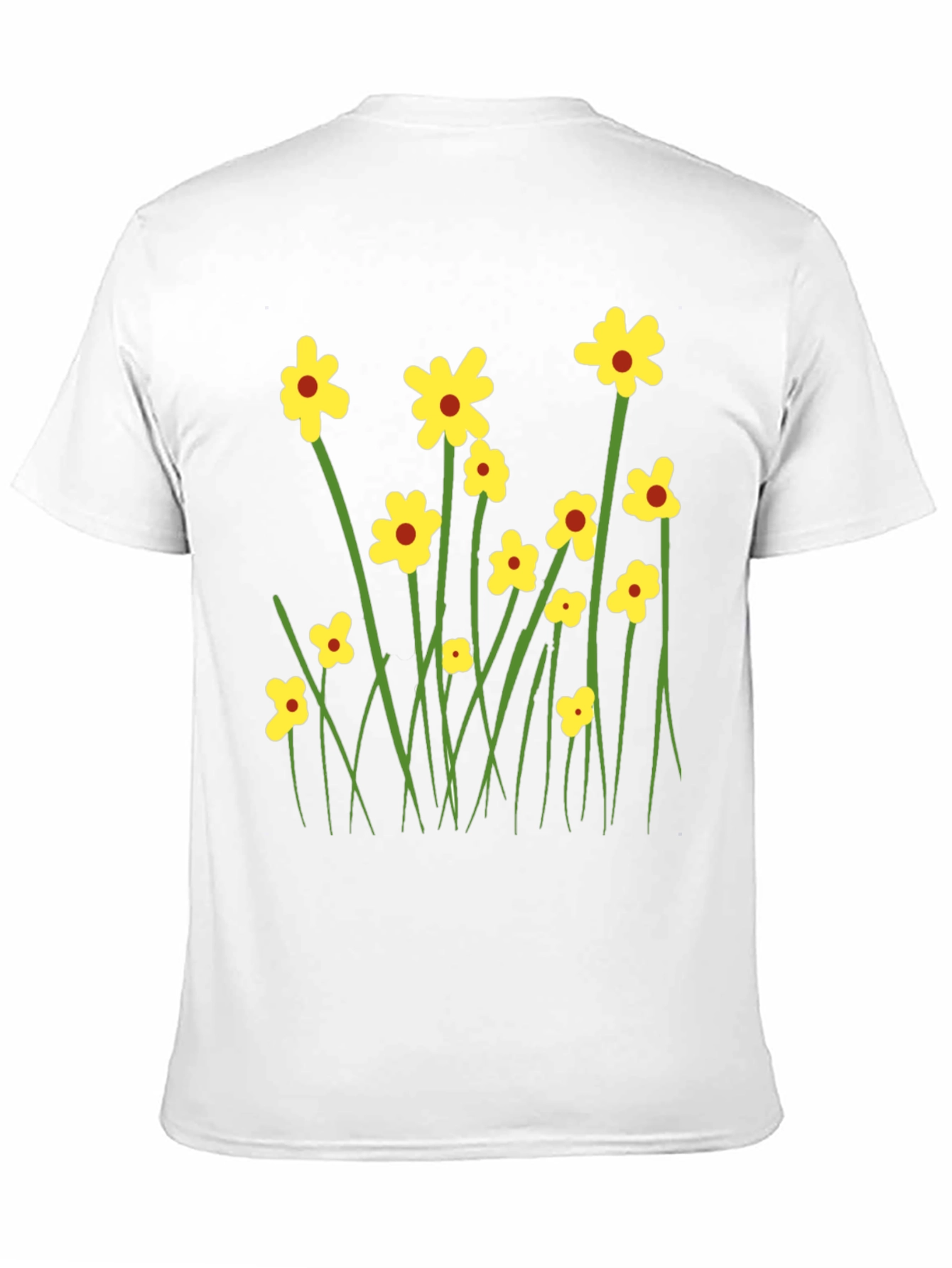 Floral Graphic Tee - Mens Black T-Shirt