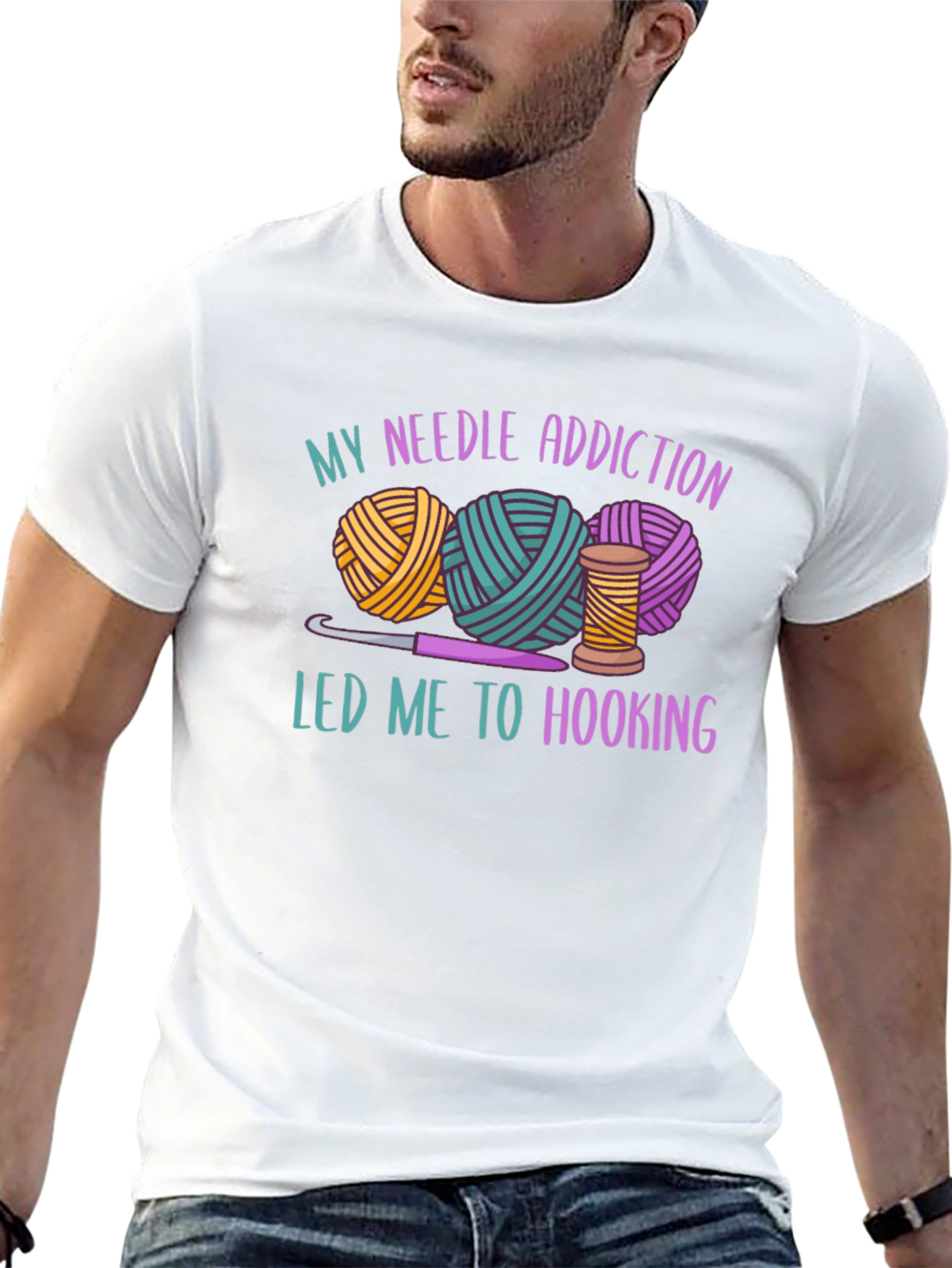Needle Addiction Hooking T-Shirt