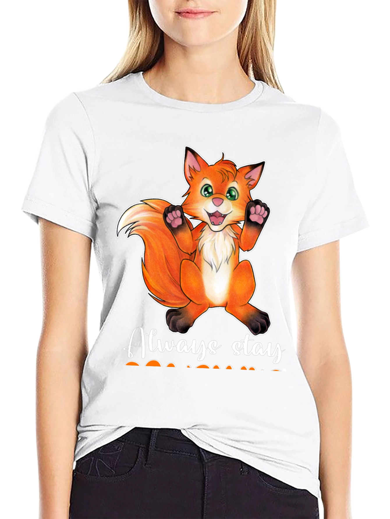 Cute Fox T-Shirt - Always Stay