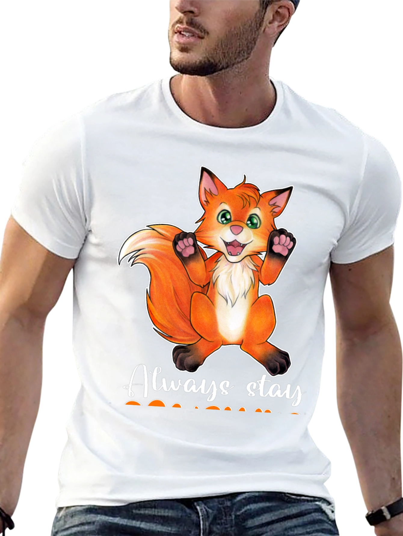 Cute Fox T-Shirt - Always Stay