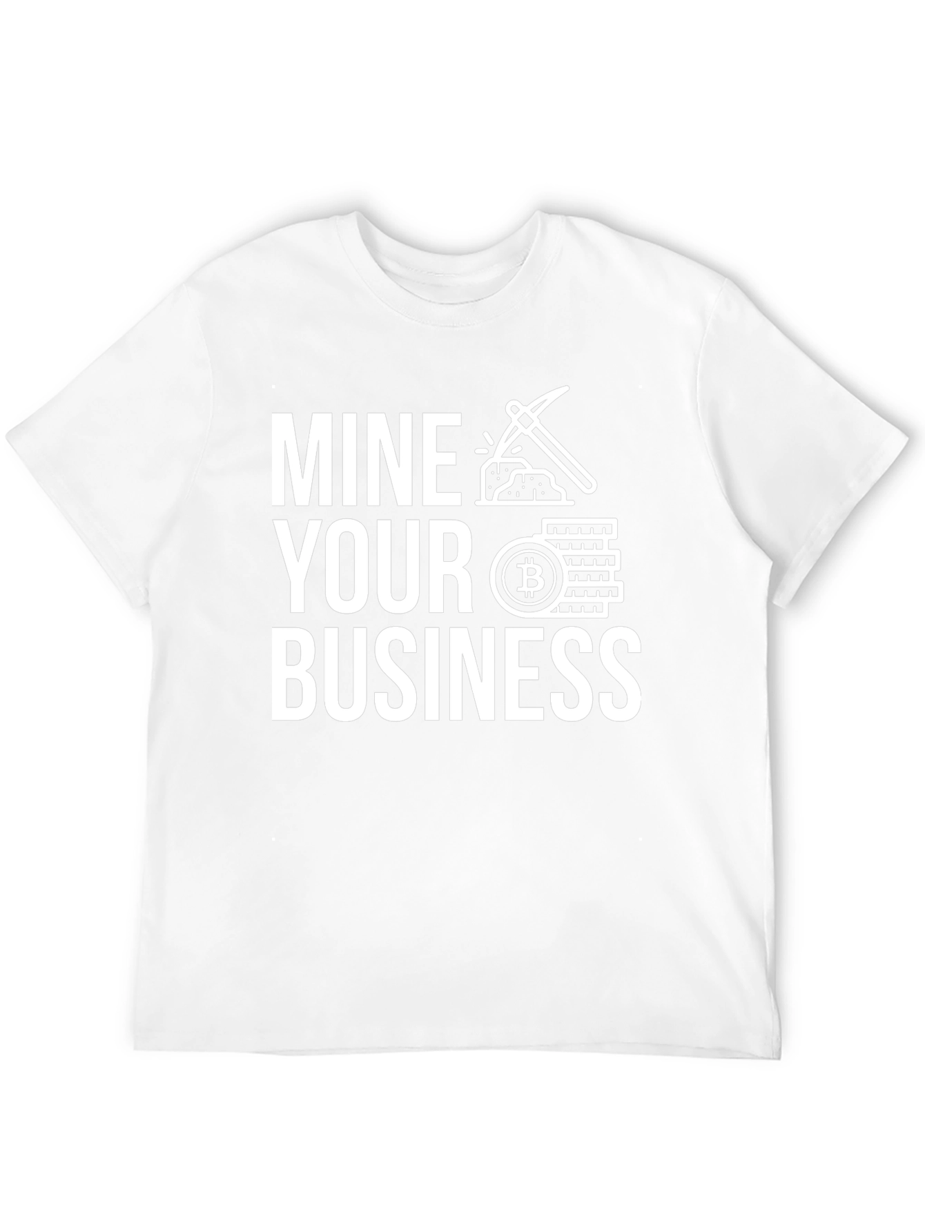 Mine Your Business Bitcoin Graphic Tee - Black