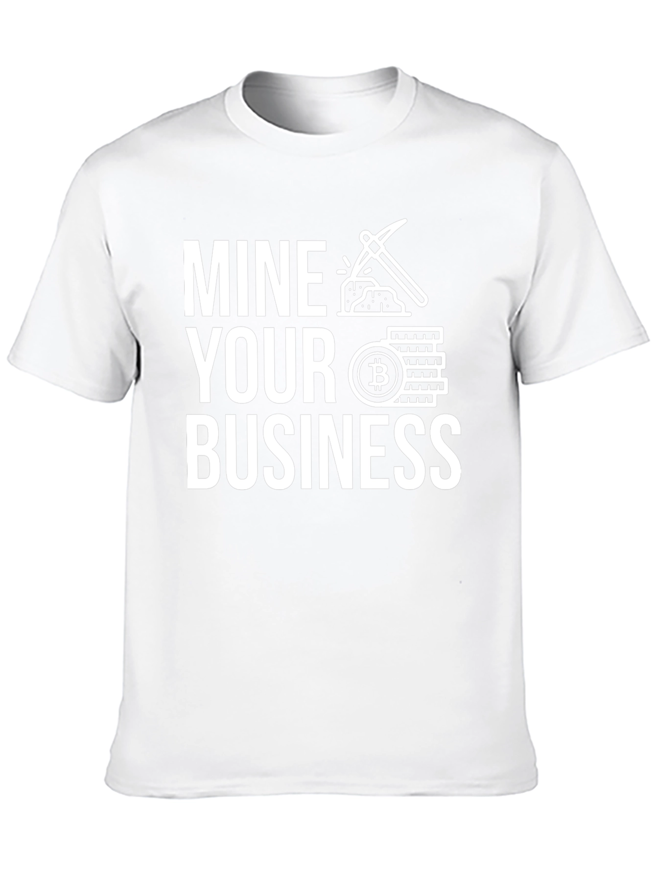 Mine Your Business Bitcoin Graphic Tee - Black