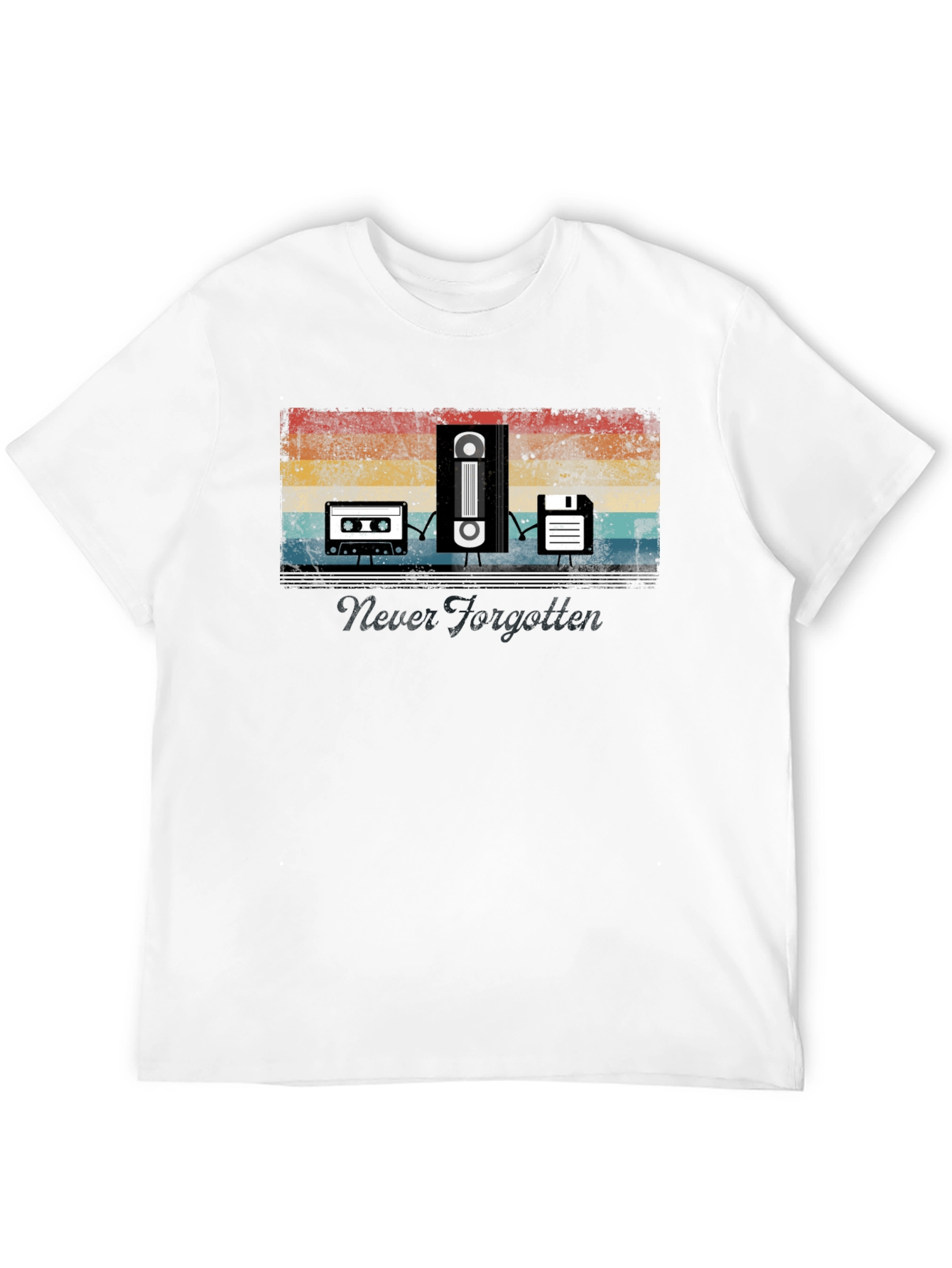 Retro Media Graphic T-Shirt