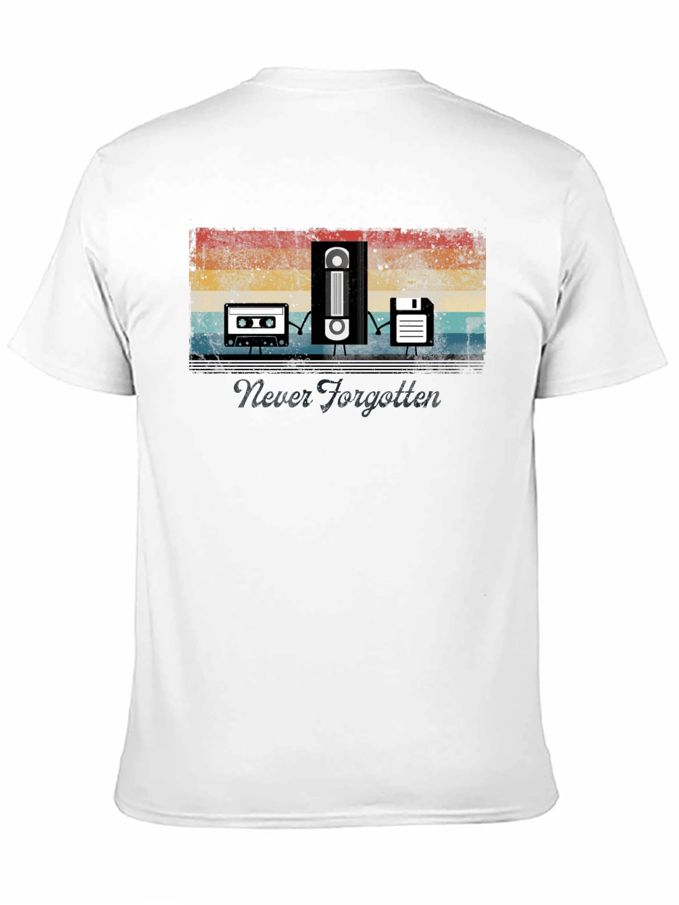 Retro Media Graphic T-Shirt