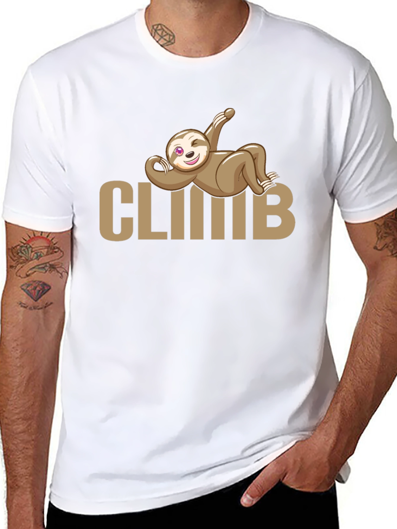 Funny Sloth Climb T-Shirt