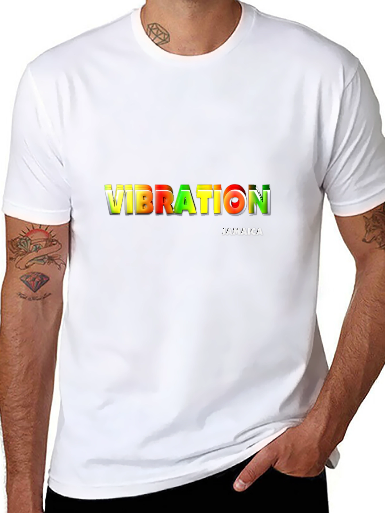 Vibration Jamaica Graphic T-Shirt