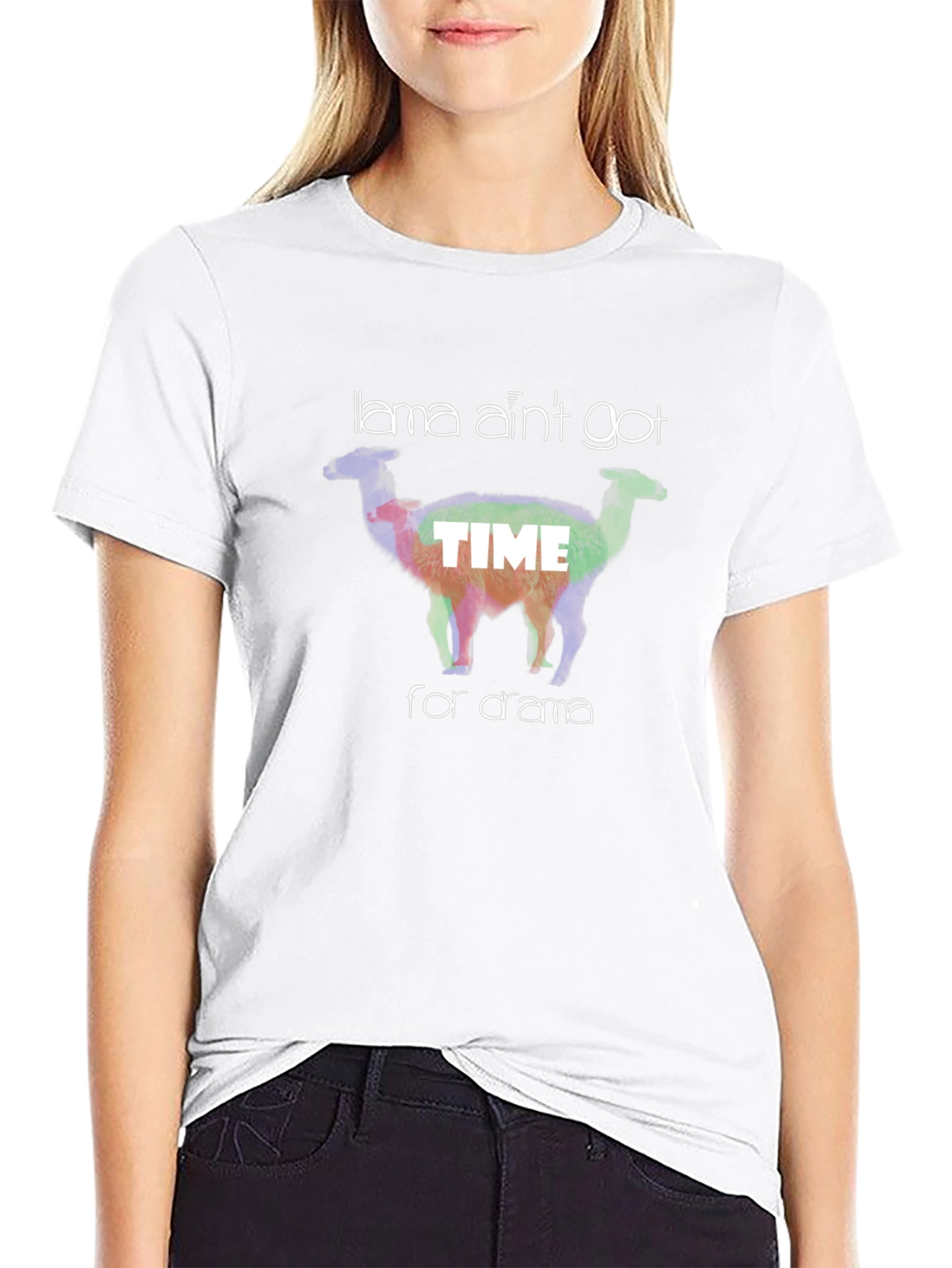 Llama Aint Got Time for Drama T-Shirt