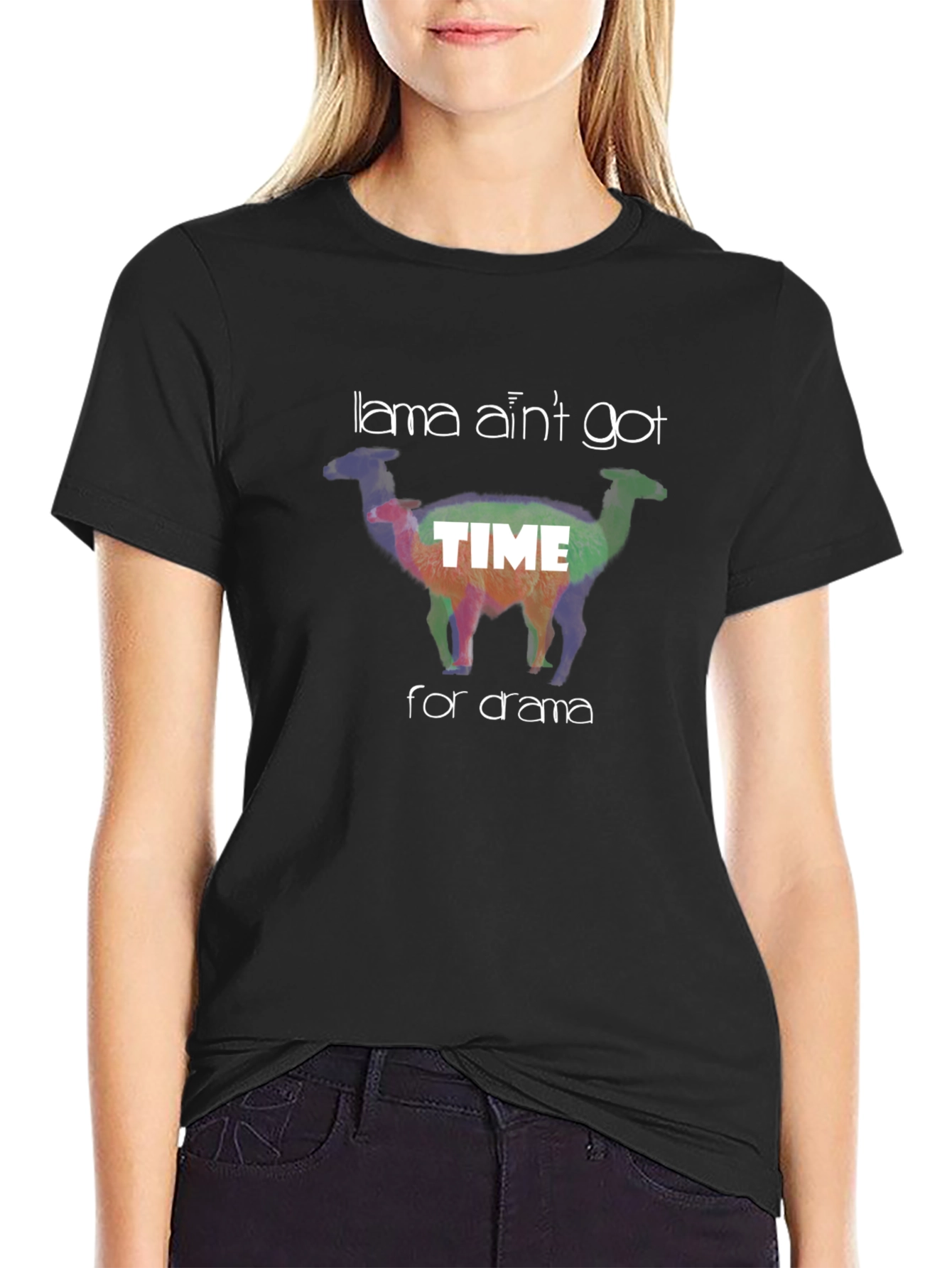 Llama Aint Got Time for Drama T-Shirt